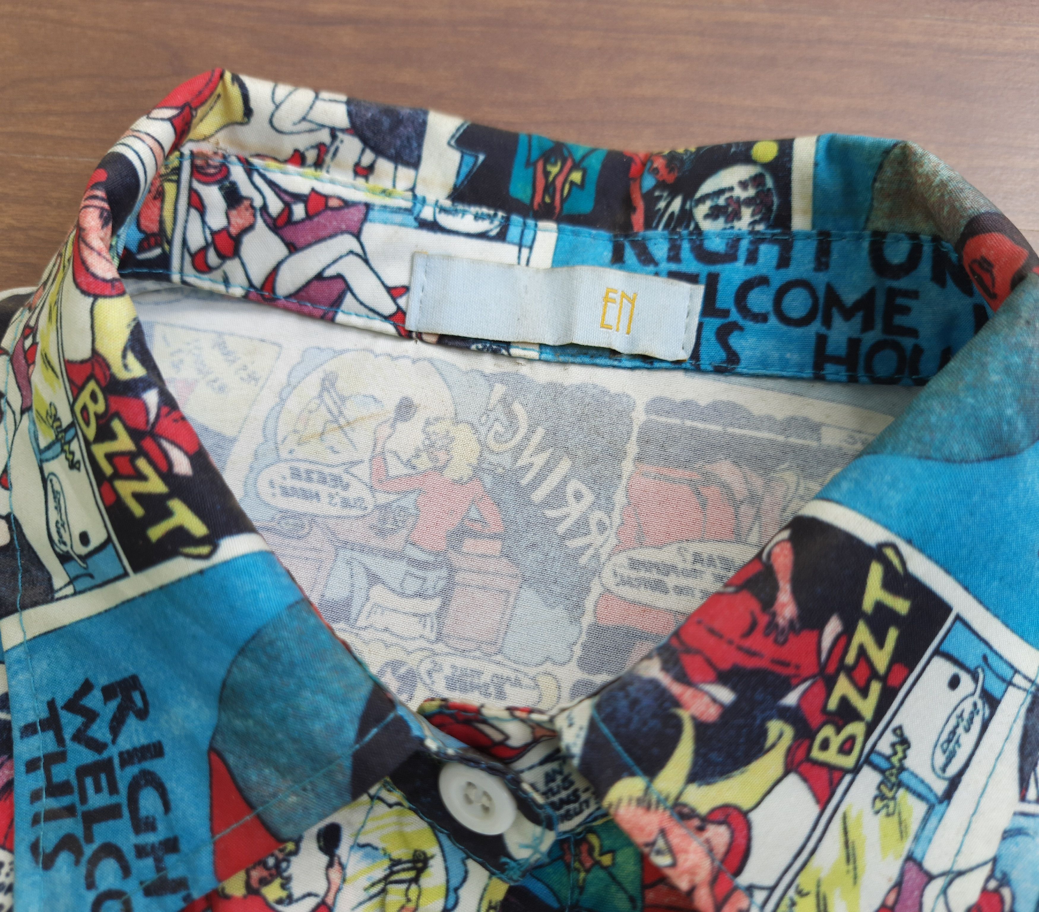 Japanese Brand EN Anime Japan All Over Print Y2K Shirts Size US S / EU 44-46 / 1 - 7 Thumbnail