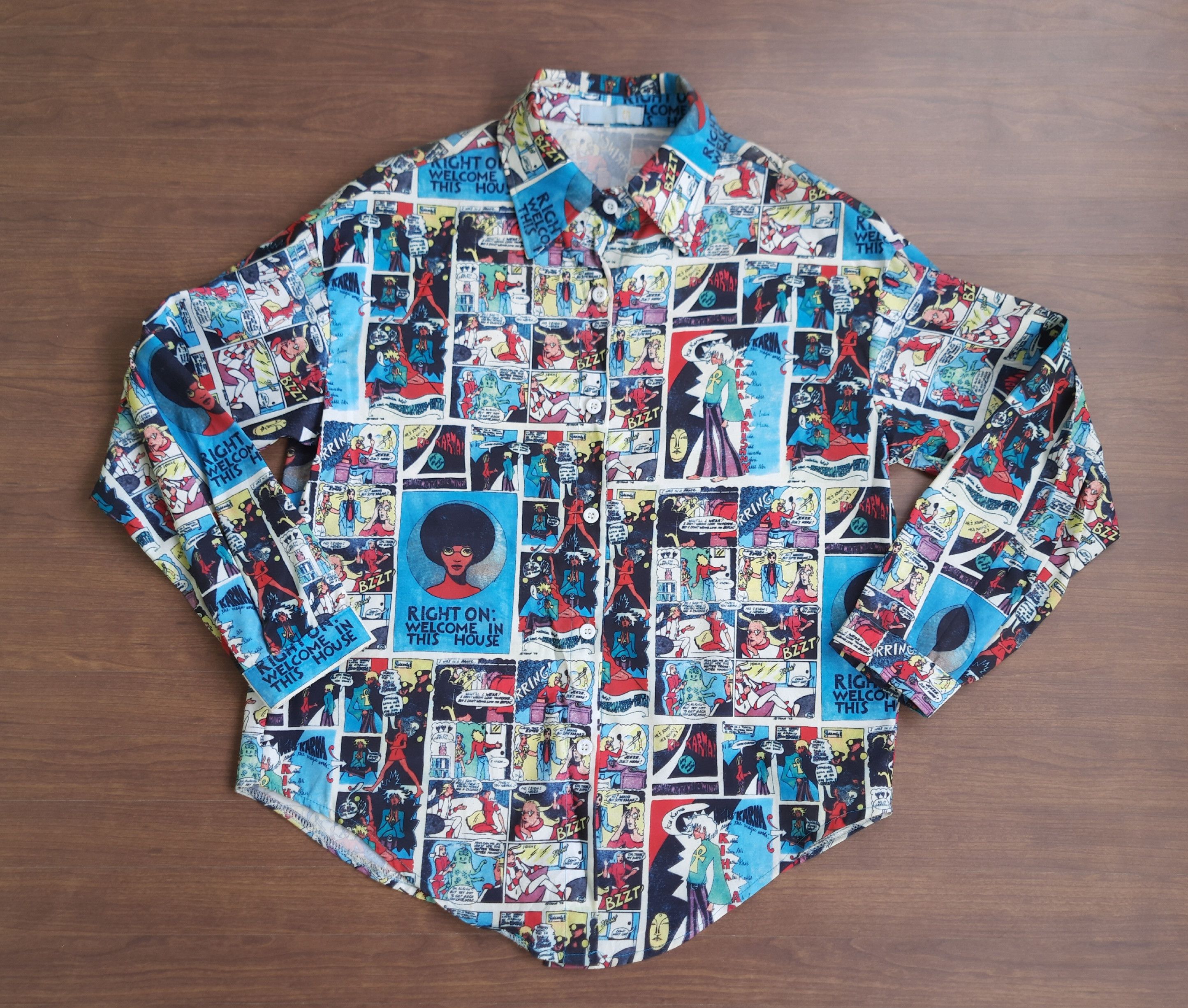 Japanese Brand EN Anime Japan All Over Print Y2K Shirts Size US S / EU 44-46 / 1 - 1 Thumbnail