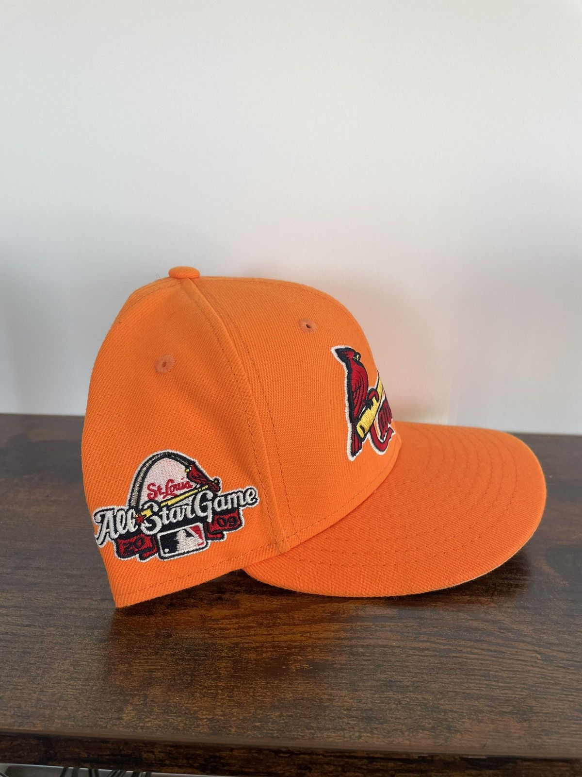 Other Styll Hats Tangerine Cardinals 2009 ASG Hat 7 1/4 Size ONE SIZE - 2 Thumbnail