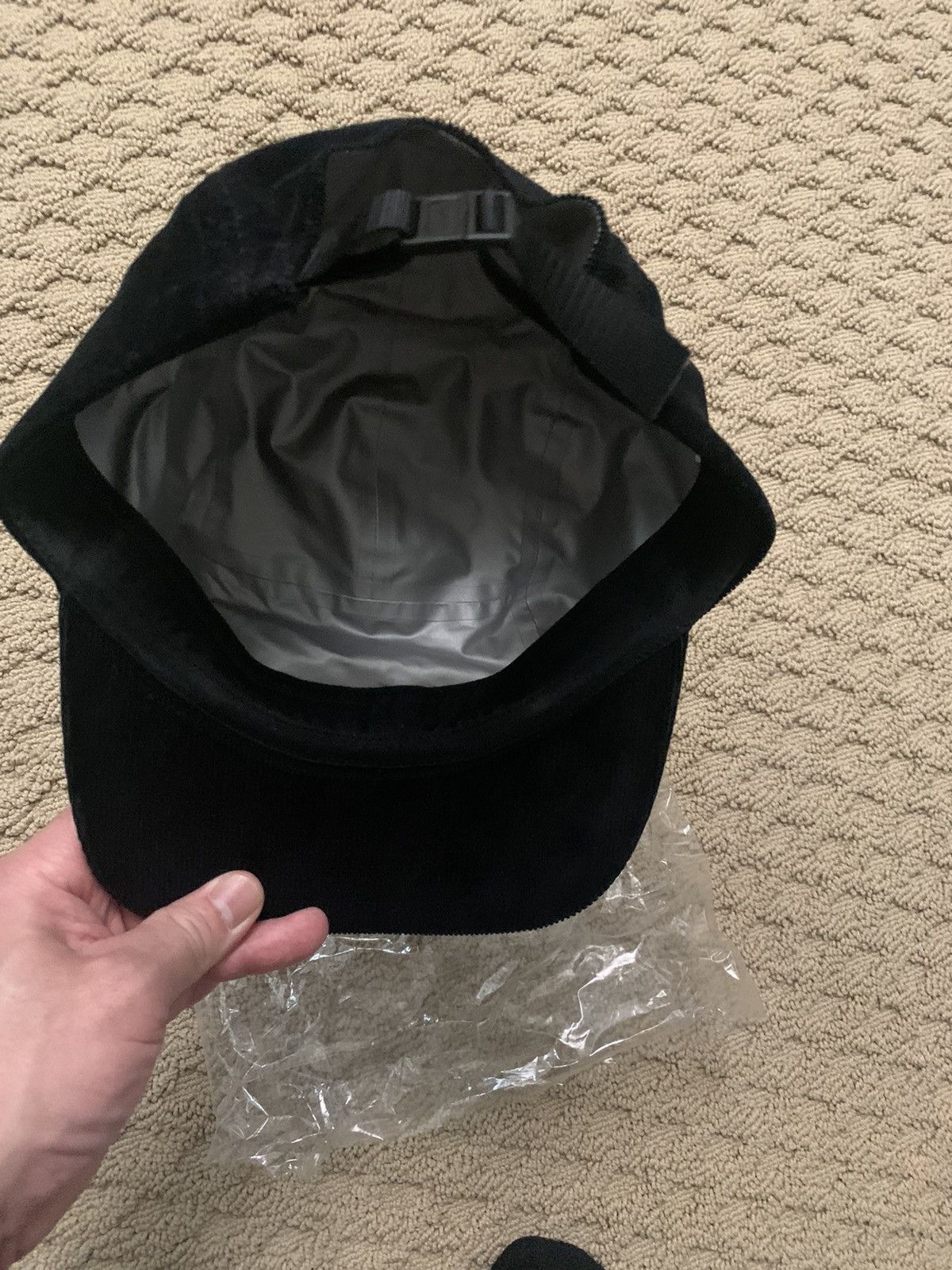 Supreme Corduroy Camp Cap 黒 Supreme Black Corduroy Gore-Tex Camp Cap - Supreme