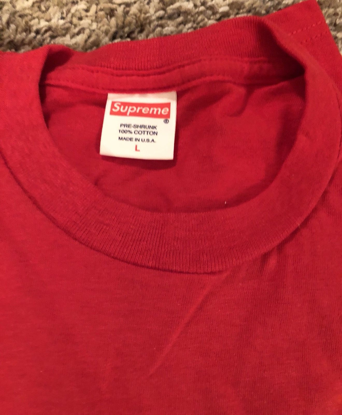 Supreme Biggie Ready To Die Tee Red Size US L / EU 52-54 / 3 - 3 Thumbnail