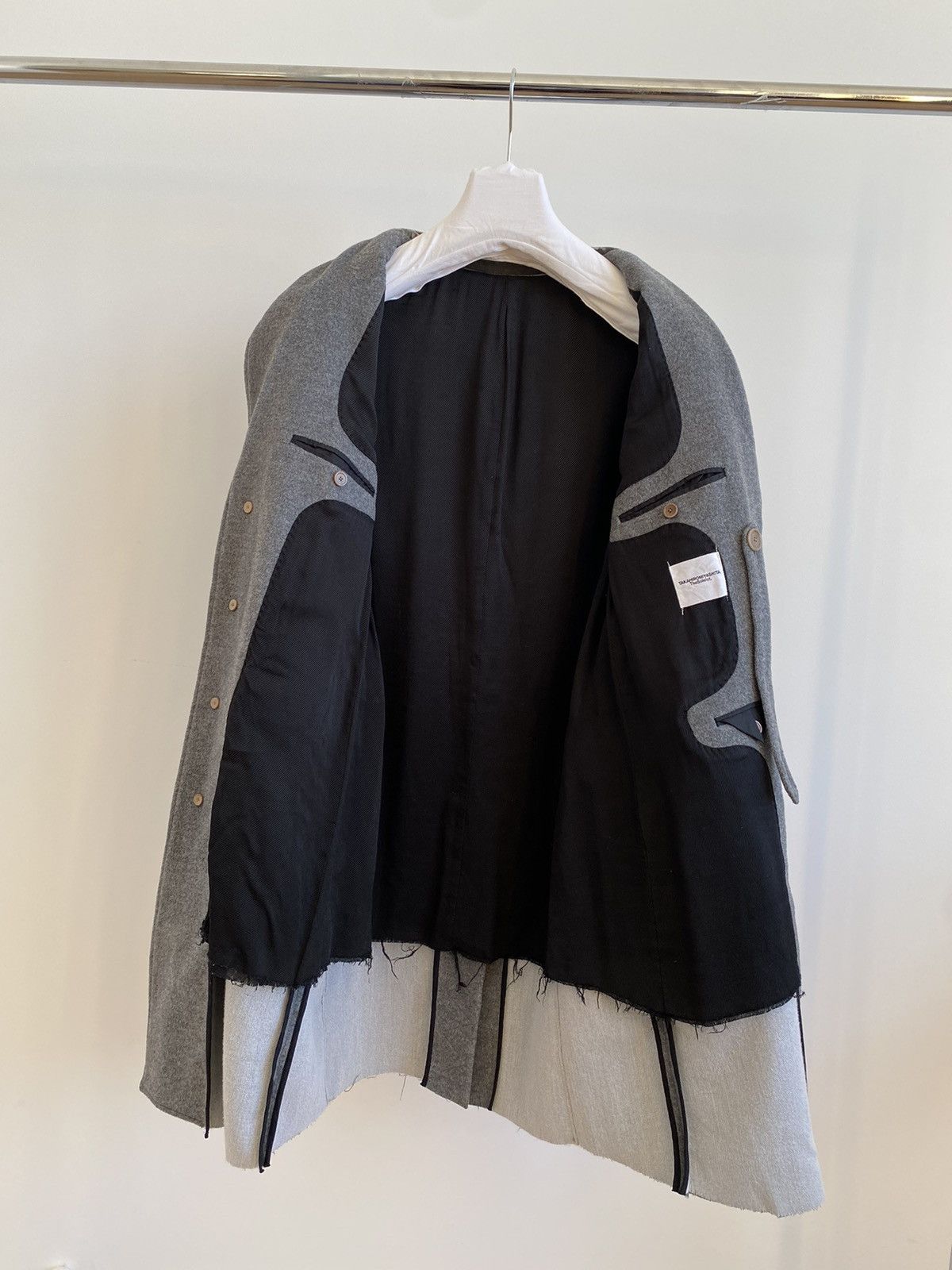 Takahiromiyashita The Soloist. Wool Bondage Strap Coat Size US M / EU 48-50 / 2 - 8 Thumbnail