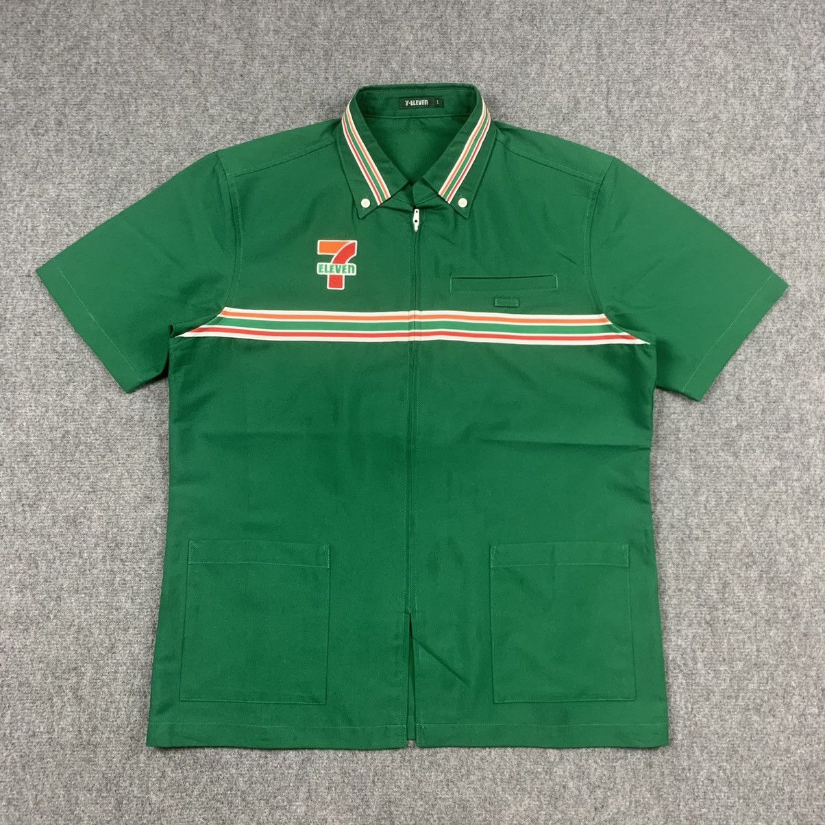 uniform-wares-vintage-vintage-7-eleven-worker-uniform-jacket-grailed