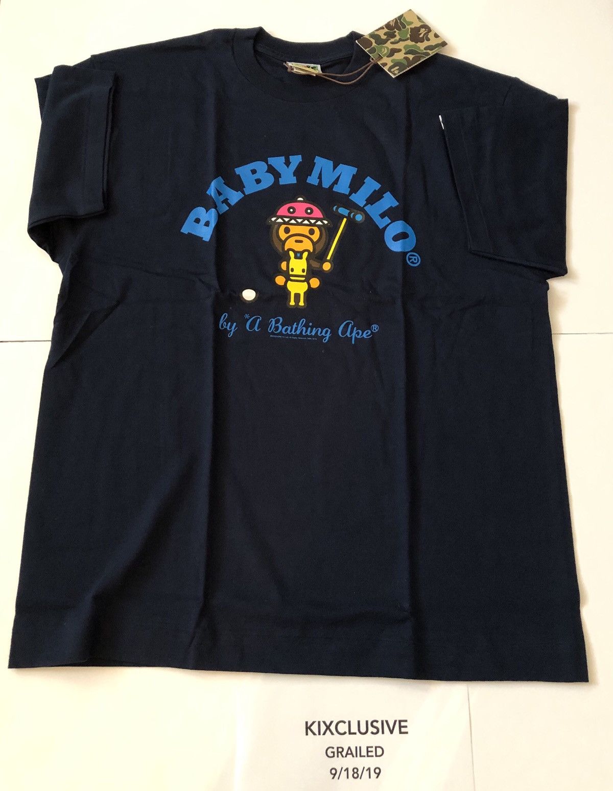 Bape Baby Milo Polo Tee Size US L / EU 52-54 / 3 - 1 Thumbnail