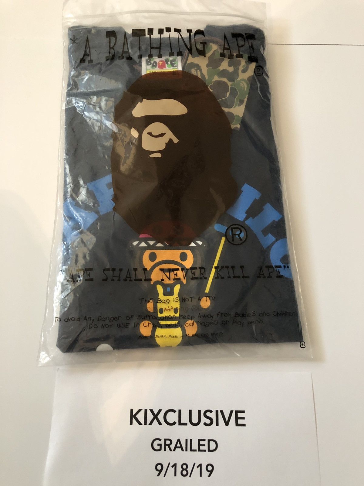 Bape Baby Milo Polo Tee Size US L / EU 52-54 / 3 - 6 Thumbnail