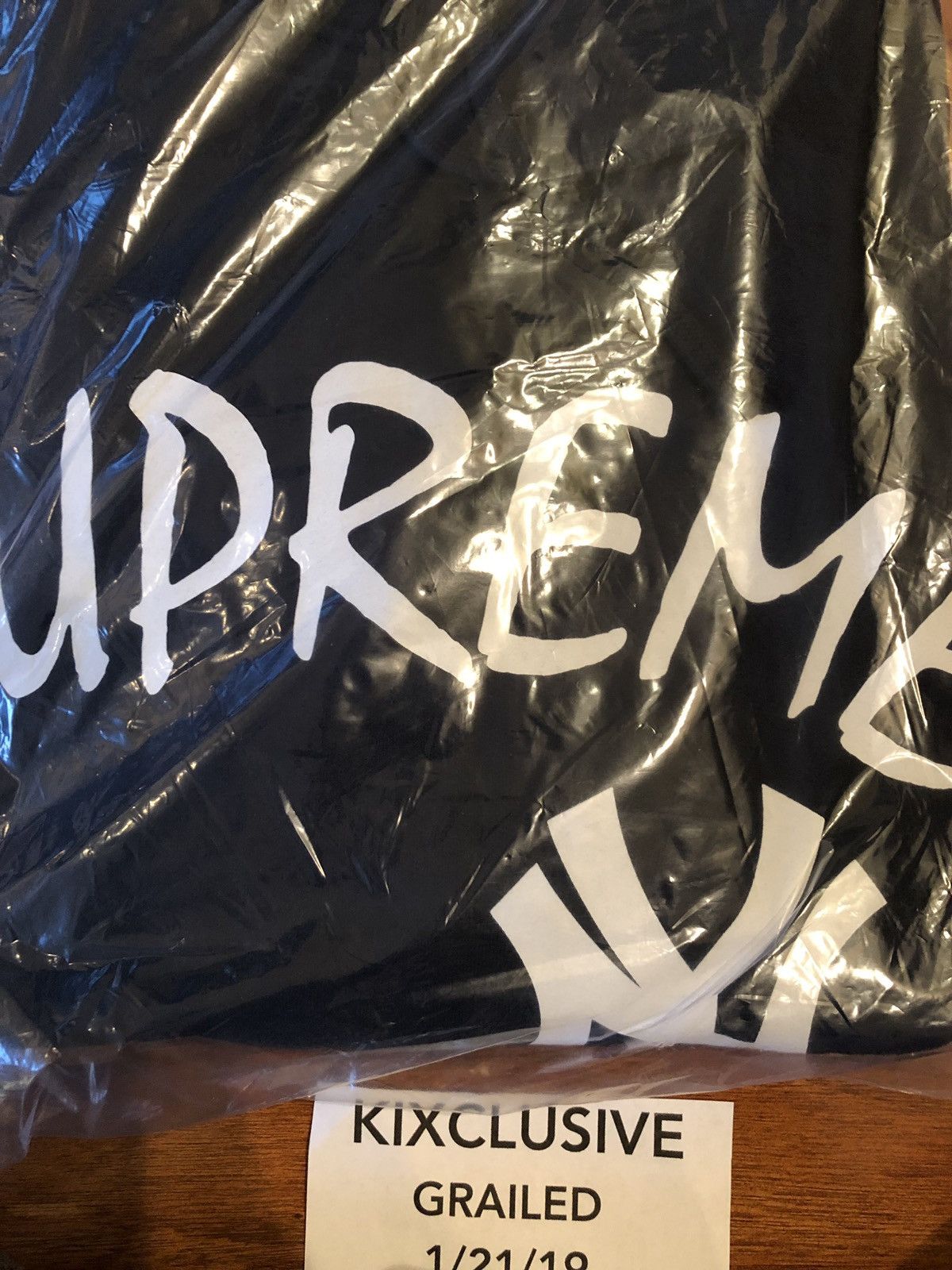New York Yankees × Supreme New Navy Pullover Hoodie Size US L / EU 52-54 / 3 - 3 Thumbnail