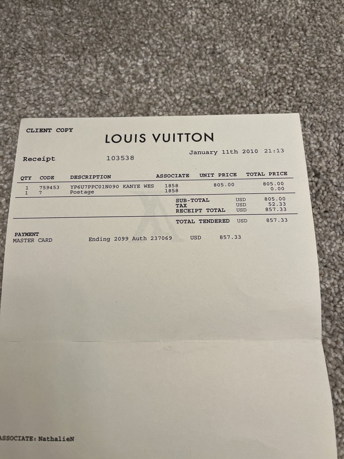 Kanye West × Louis Vuitton Mr Hudson White Size US 10 / EU 43 - 8 Thumbnail