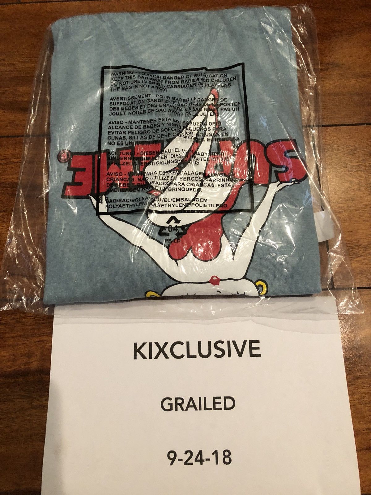 Supreme Supreme Betty Boop Tee Slate SS16 Size US L / EU 52-54 / 3 - 4 Thumbnail