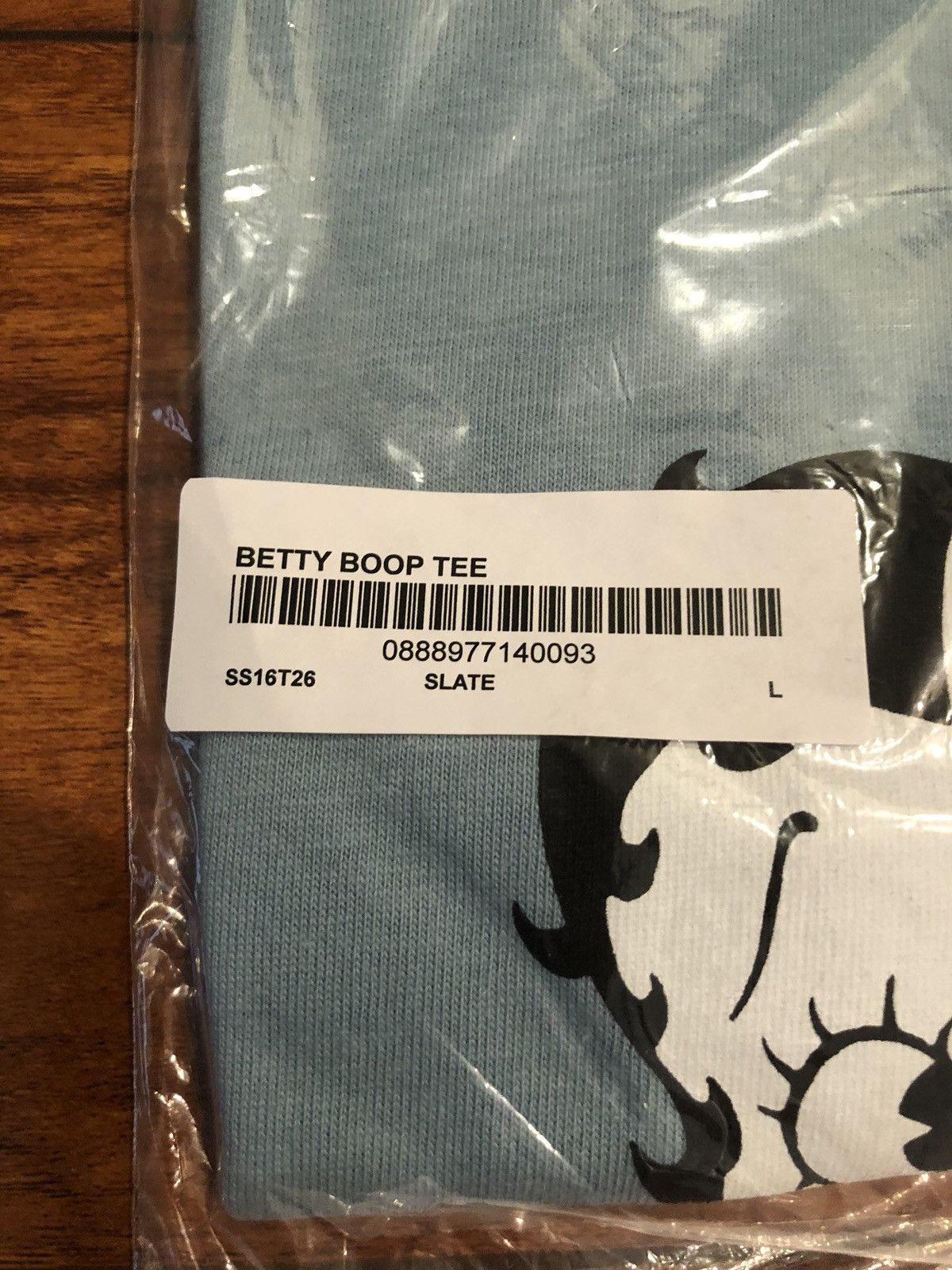 Supreme Supreme Betty Boop Tee Slate SS16 Size US L / EU 52-54 / 3 - 3 Thumbnail