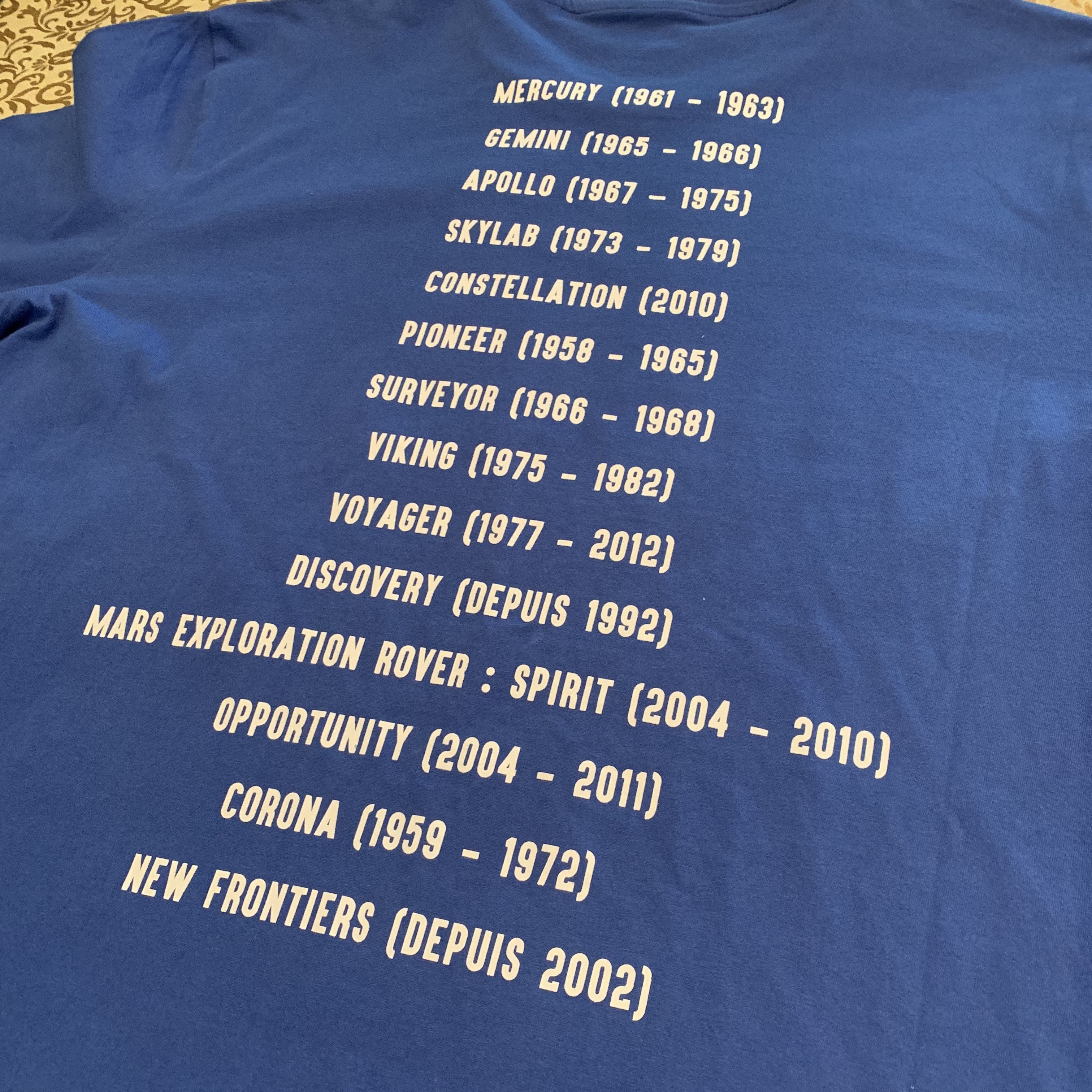 Eleven Paris × NASA Deadstock NASA x Eleven Paris Space Missions Tee Size US XXL / EU 58 / 5 - 5 Thumbnail