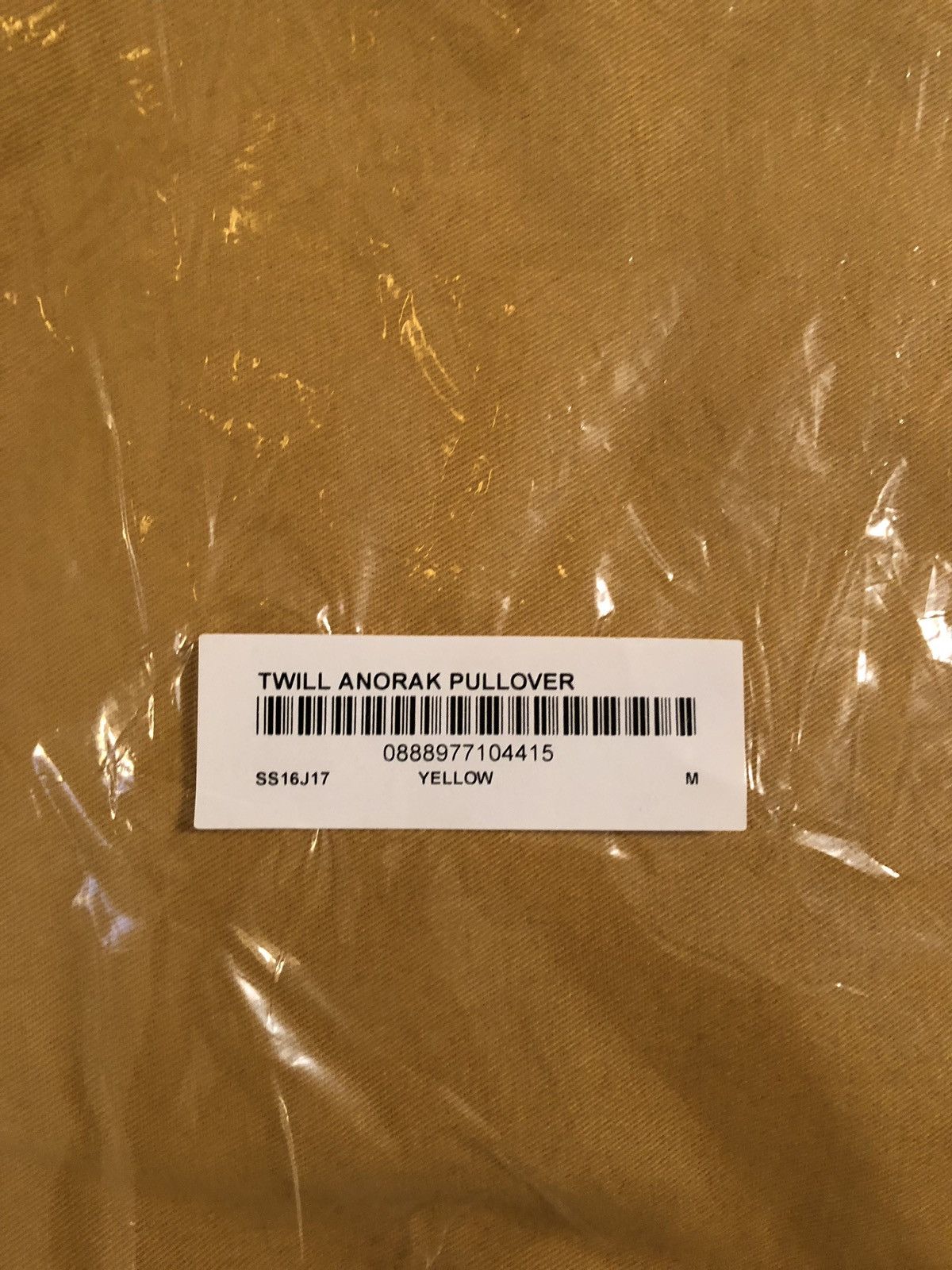 Supreme Twill Anorak Pullover Yellow Size US M / EU 48-50 / 2 - 6 Thumbnail