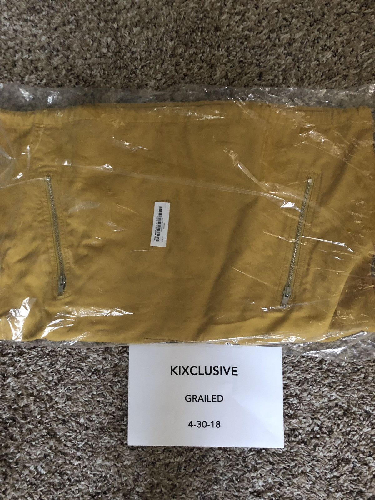 Supreme Twill Anorak Pullover Yellow Size US M / EU 48-50 / 2 - 3 Thumbnail