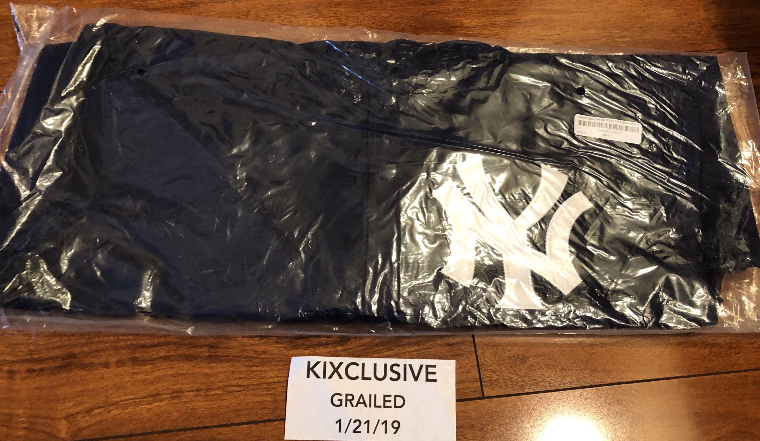 New York Yankees × Supreme New Navy Coaches Jacket Size US L / EU 52-54 / 3 - 2 Thumbnail