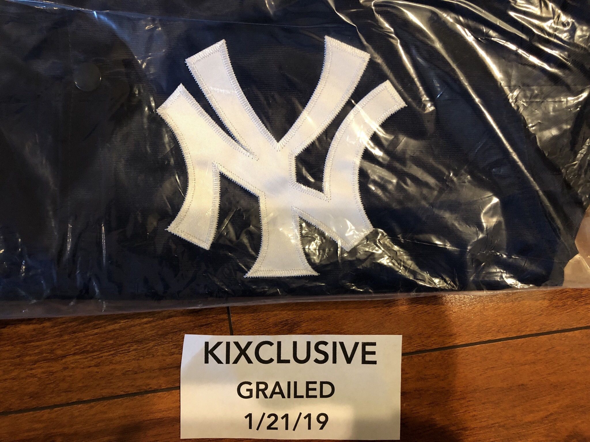 New York Yankees × Supreme New Navy Coaches Jacket Size US L / EU 52-54 / 3 - 3 Thumbnail