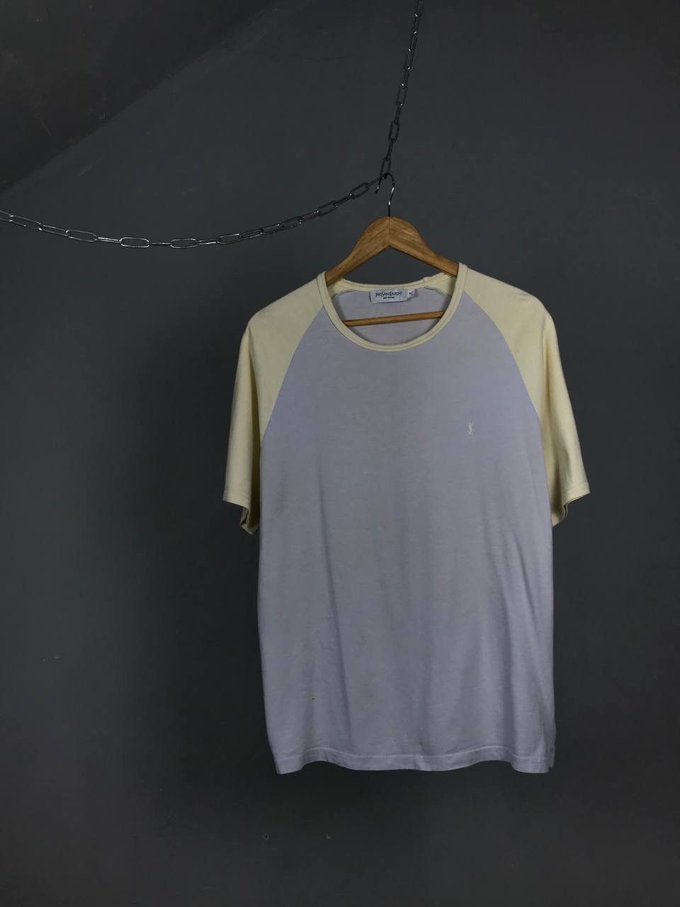 Vintage × Yves Saint Laurent YSL Yves Saint Laurent Raglan Tee vintage luxury sz L Size US XL / EU 56 / 4 - 1 Thumbnail