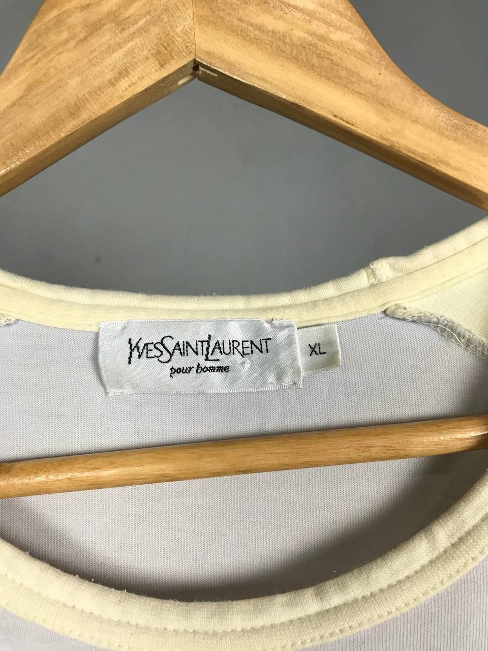 Vintage × Yves Saint Laurent YSL Yves Saint Laurent Raglan Tee vintage luxury sz L Size US XL / EU 56 / 4 - 4 Thumbnail