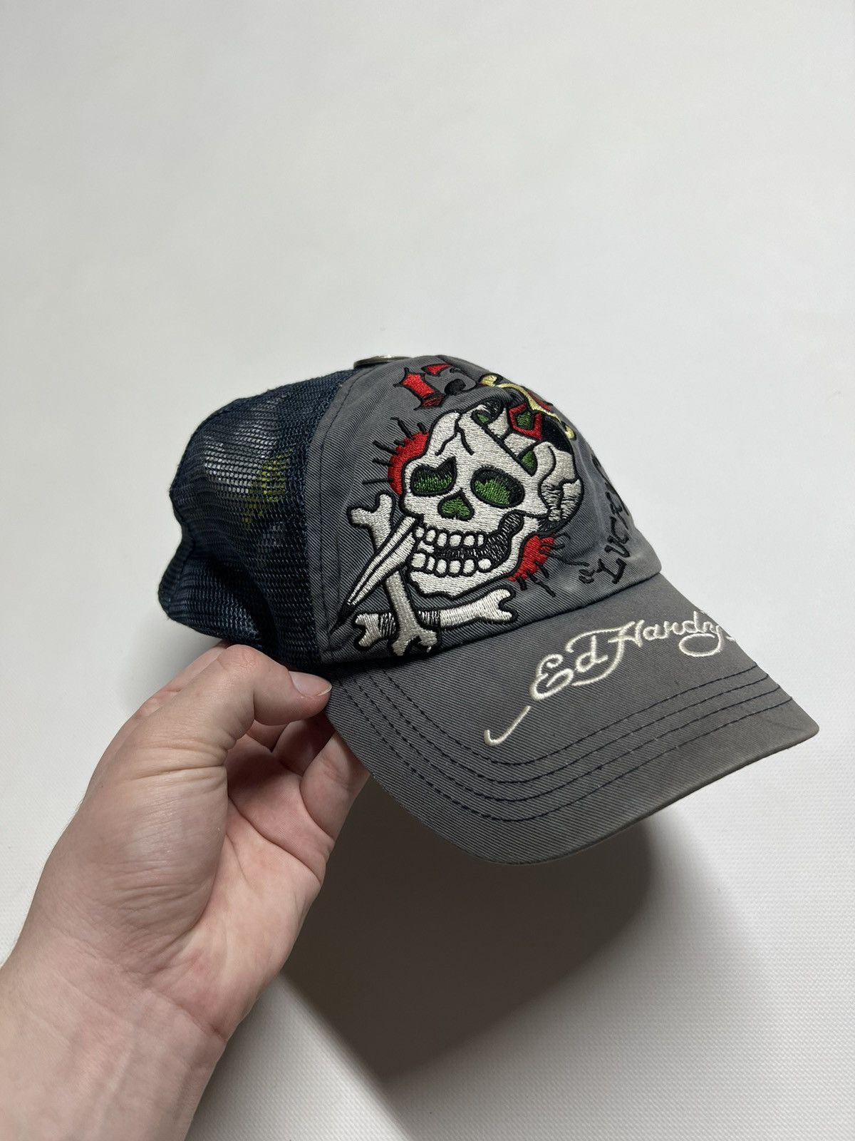 Ed Hardy Vintage Y2K Ed Hardy Skull ☠️ Cap 00’s Size ONE SIZE - 2 Thumbnail