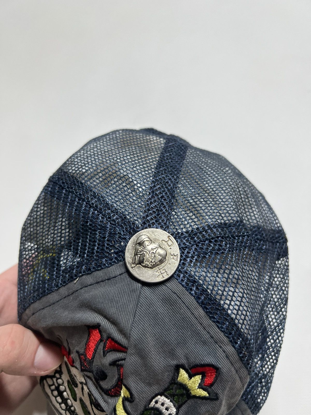 Ed Hardy Vintage Y2K Ed Hardy Skull ☠️ Cap 00’s Size ONE SIZE - 3 Thumbnail