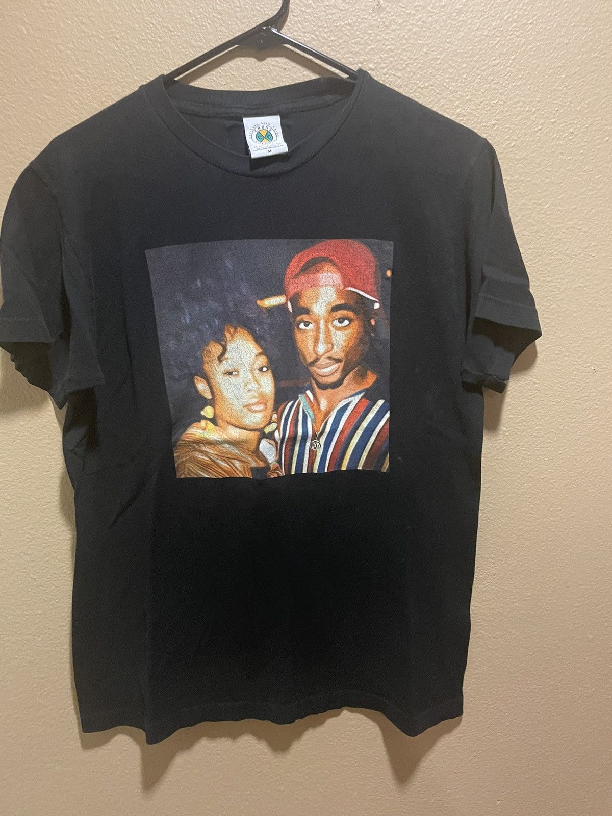 Cross Colours × Rap Tees × Vintage 2 PAC x Cross Colours Vinrage Graphic Rap T Shirt Size US M / EU 48-50 / 2 - 1 Thumbnail