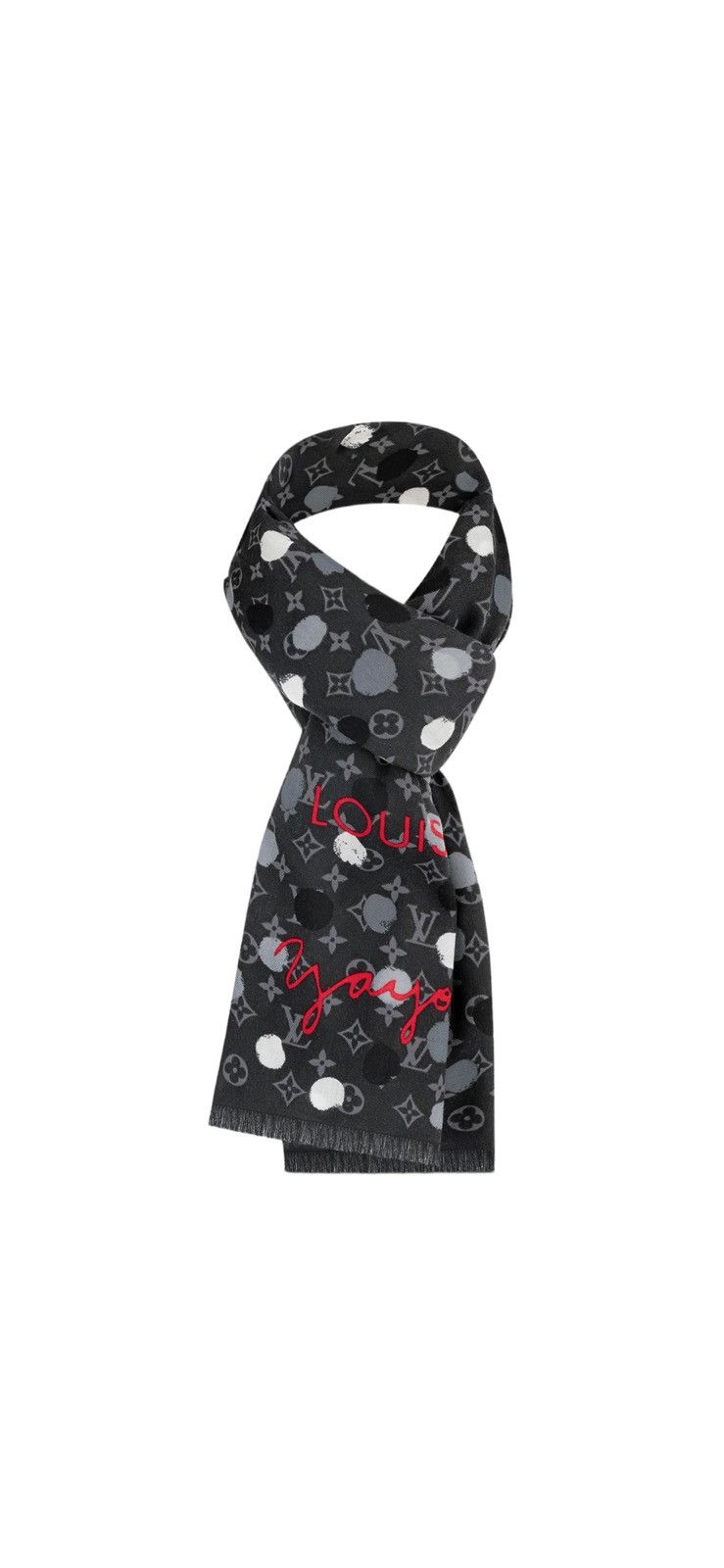 Louis Vuitton X Yayoi Kasasma Painted Pots Stole