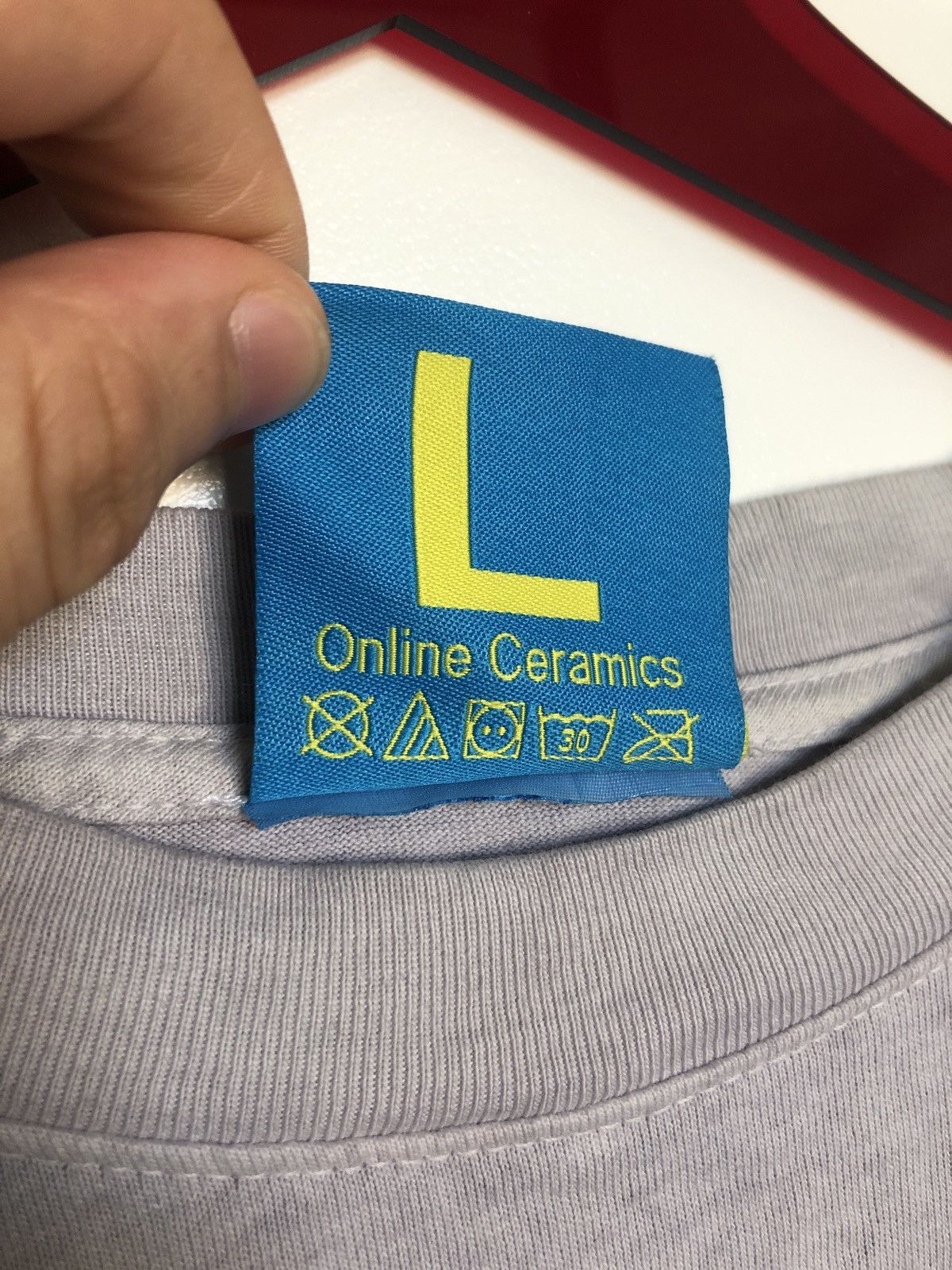 Online Ceramics Denim Tears x Online Ceramics "Ceramic Tears" ls tee Size US L / EU 52-54 / 3 - 4 Thumbnail