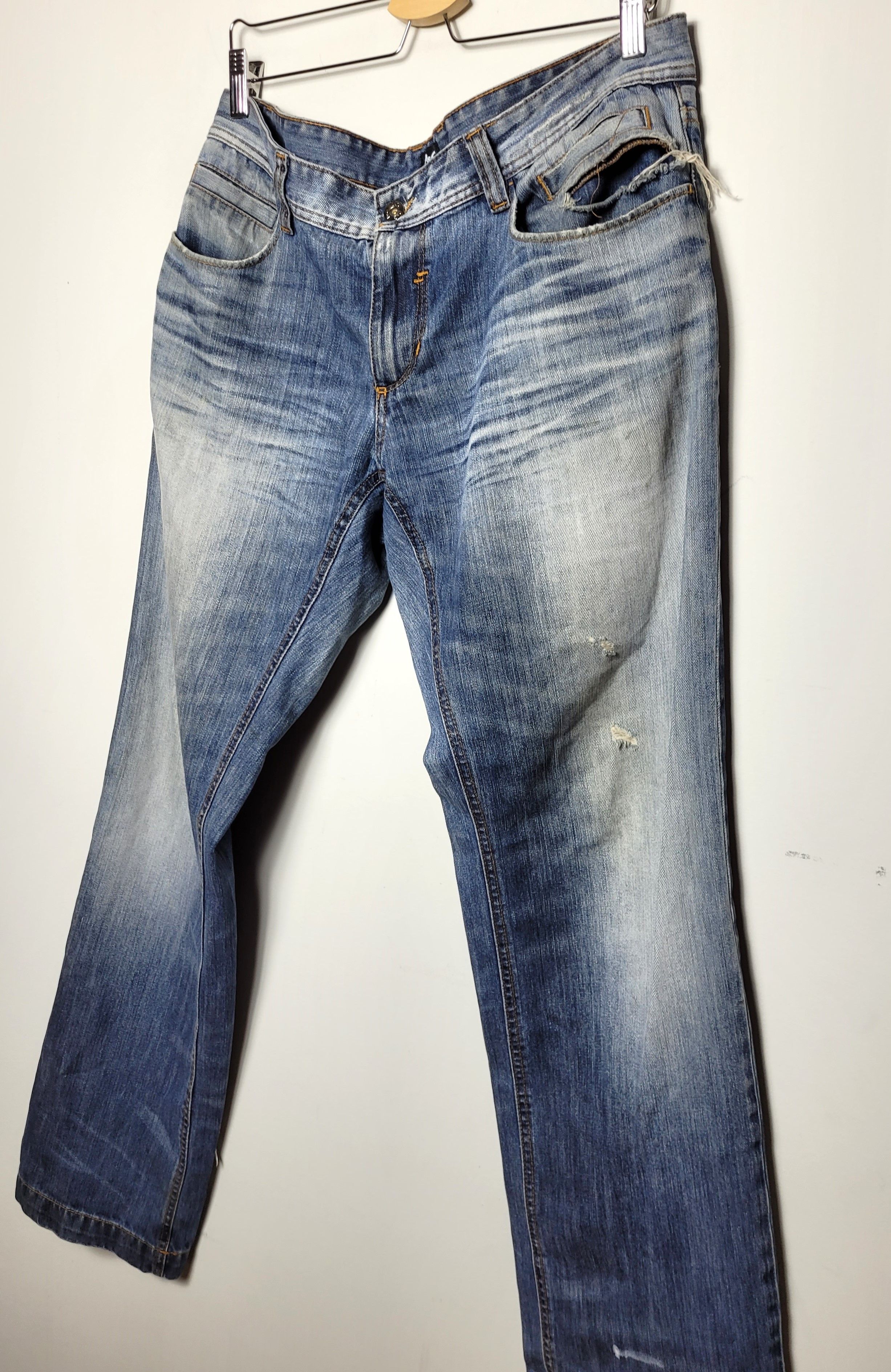 Dolce & Gabbana Dolce&Gabbana Vintage Denim Distressed Pants Size US 34 / EU 50 - 2 Thumbnail