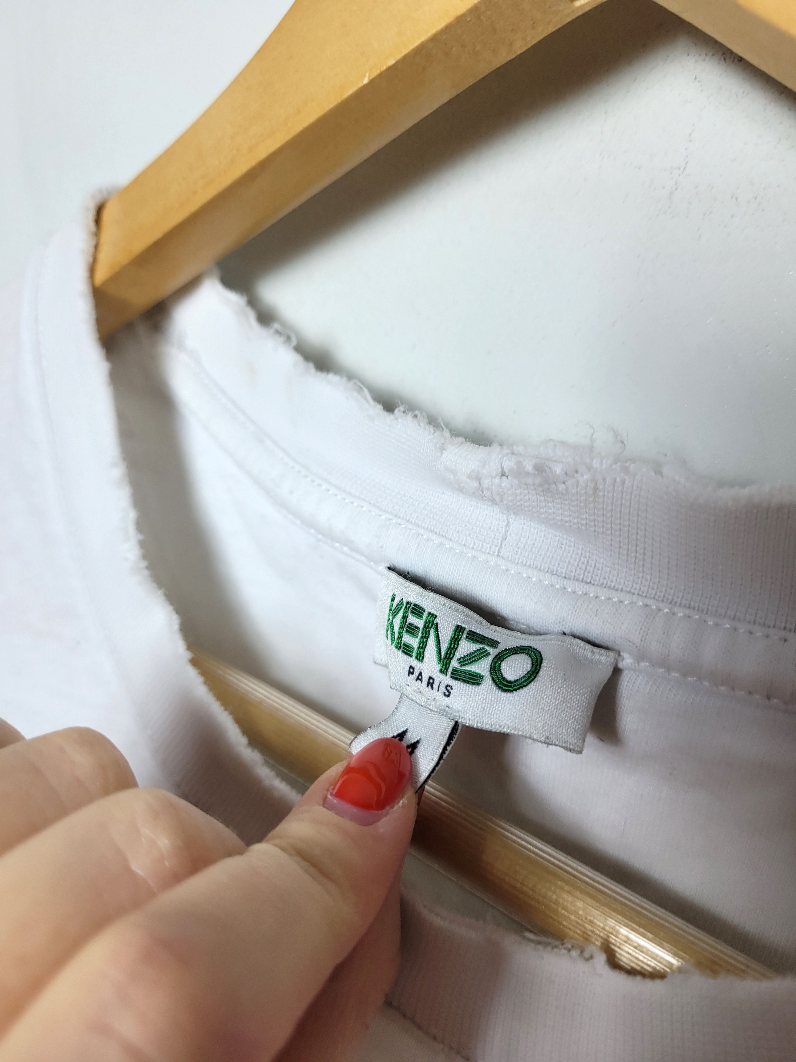 Kenzo × Vintage Kenzo distressed t-shirt Size US S / EU 44-46 / 1 - 5 Thumbnail