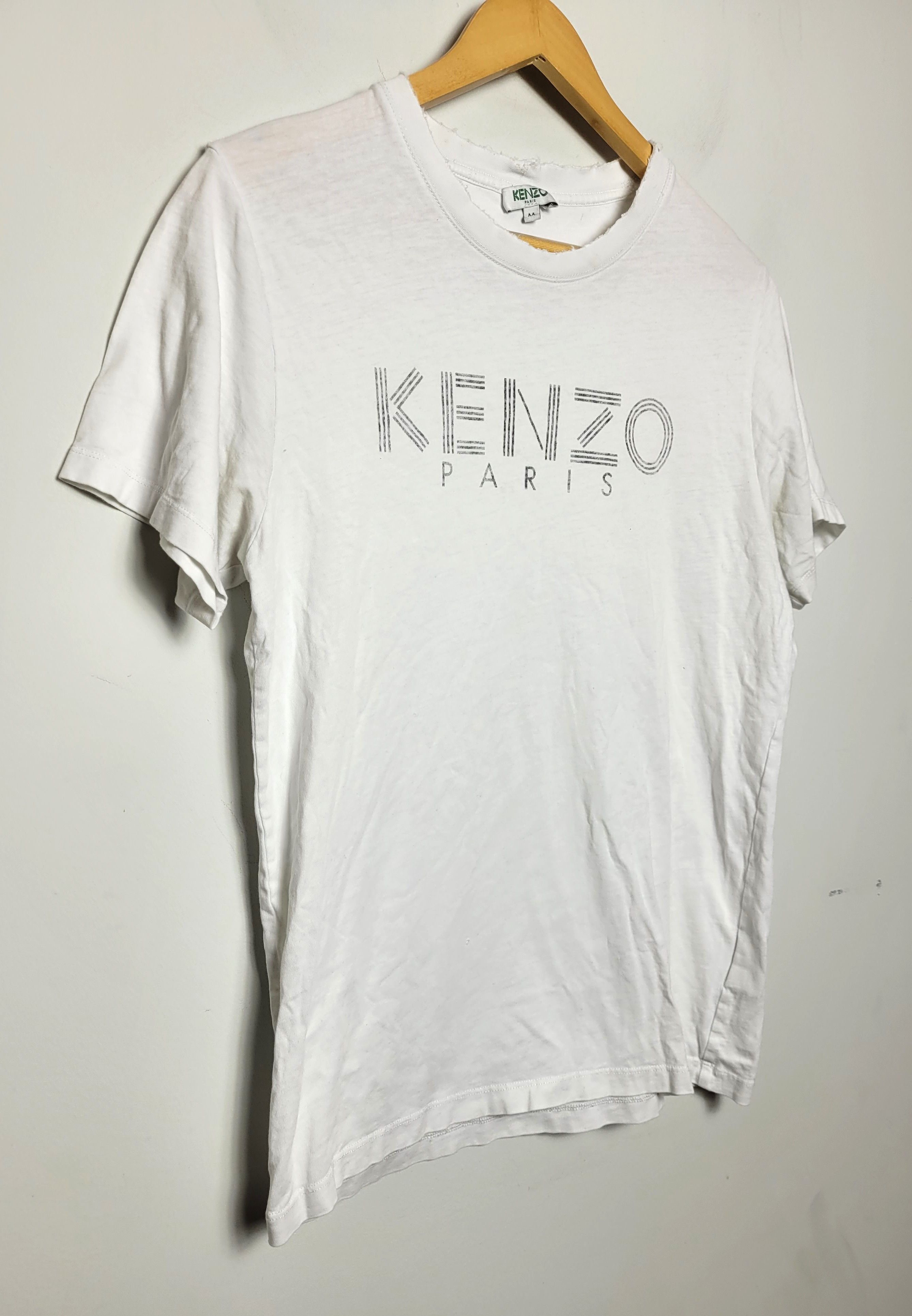Kenzo × Vintage Kenzo distressed t-shirt Size US S / EU 44-46 / 1 - 3 Thumbnail