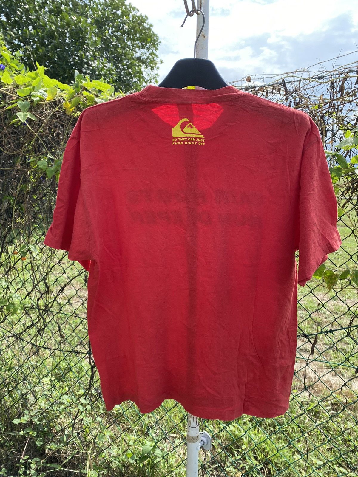 Quiksilver × Vintage SO THEY CAN JUST FUCK RIGHT OFF Size US L / EU 52-54 / 3 - 7 Thumbnail