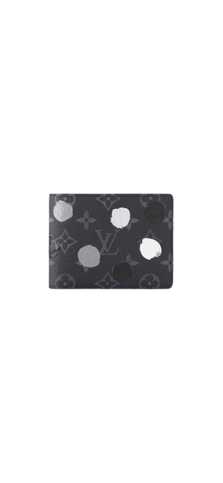 LOUIS VUITTON MONOGRAM ECLIPSE FRAGMENT MULTIPLE WALLET