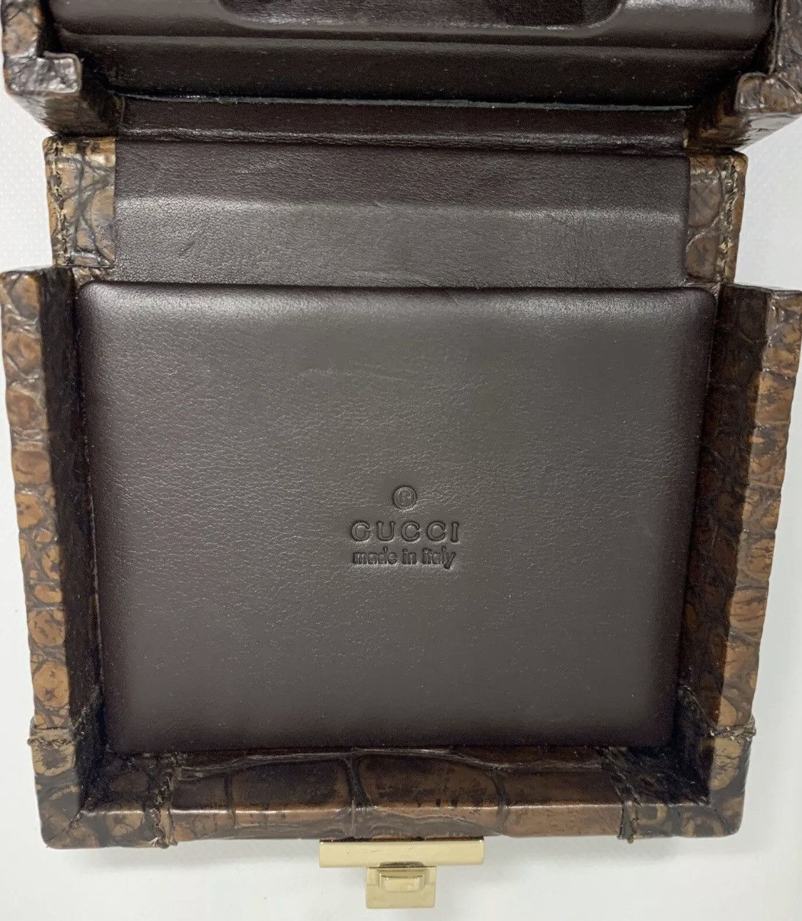 Gucci Authentic Gucci Crocodile Watch Winder Retail $8500 Size ONE SIZE - 5 Thumbnail