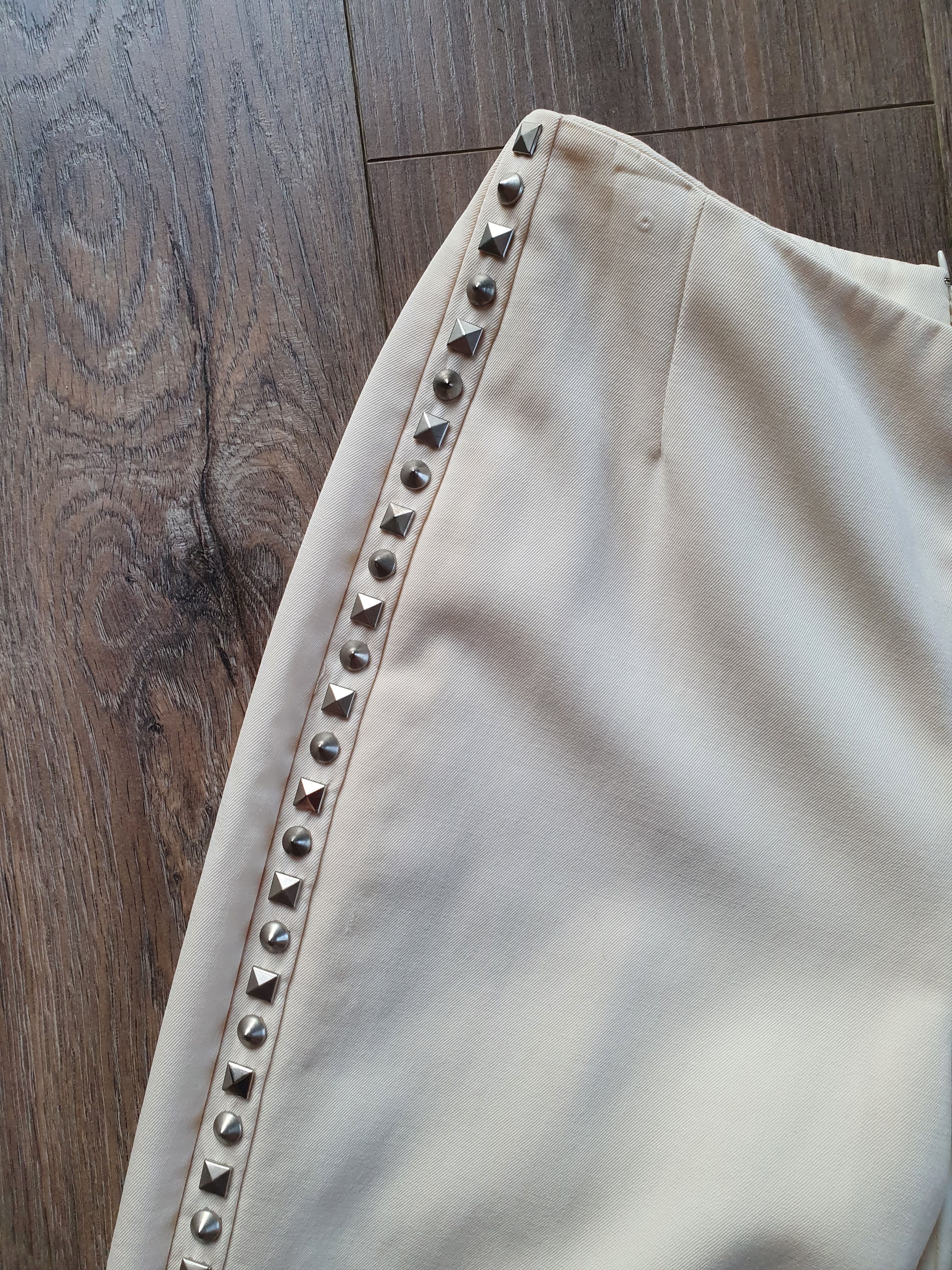 Versace Gianni Versace beige vintage pants in size XS Size 26" / US 2 / IT 38 - 6 Thumbnail