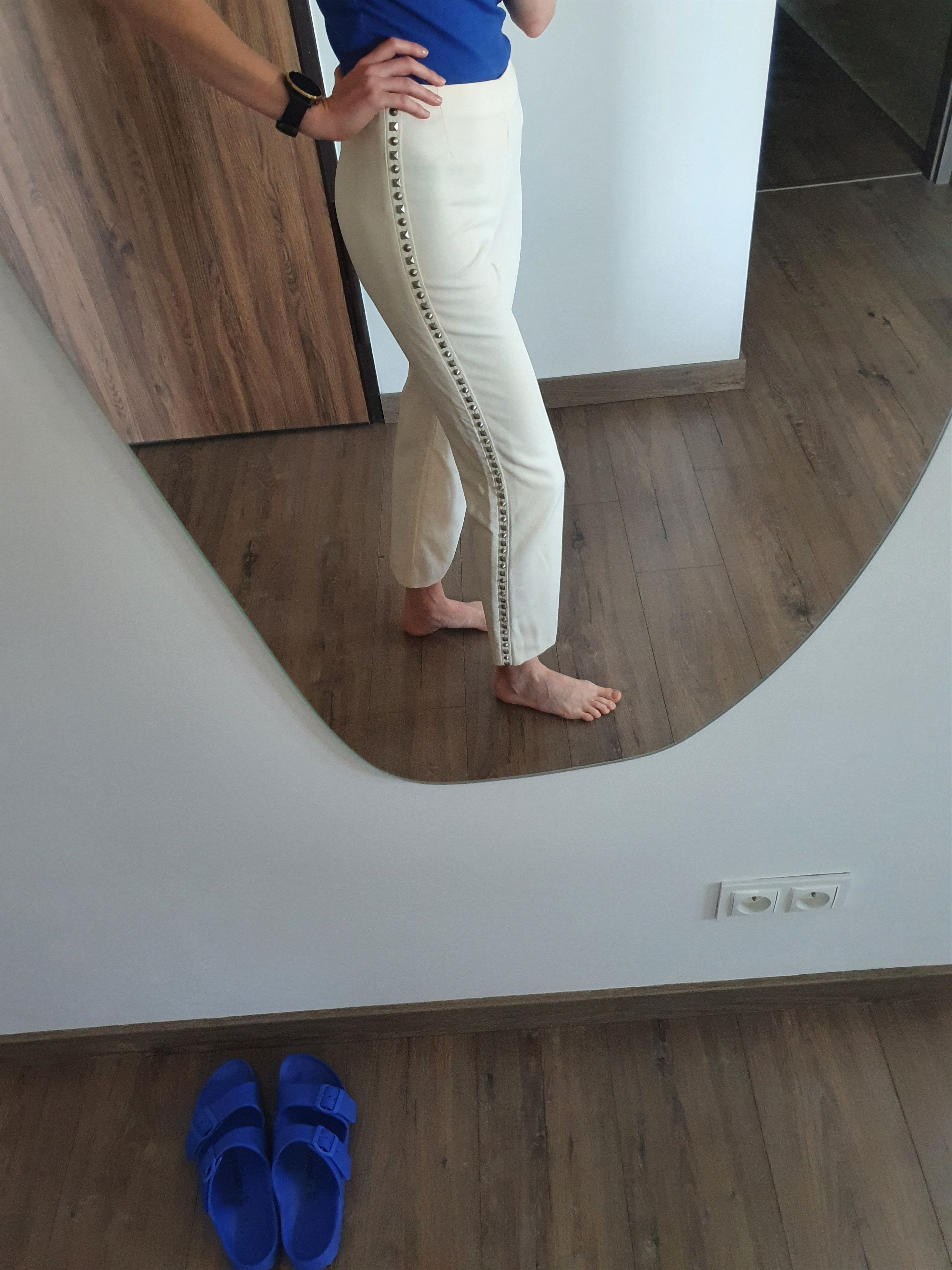 Versace Gianni Versace beige vintage pants in size XS Size 26" / US 2 / IT 38 - 5 Thumbnail