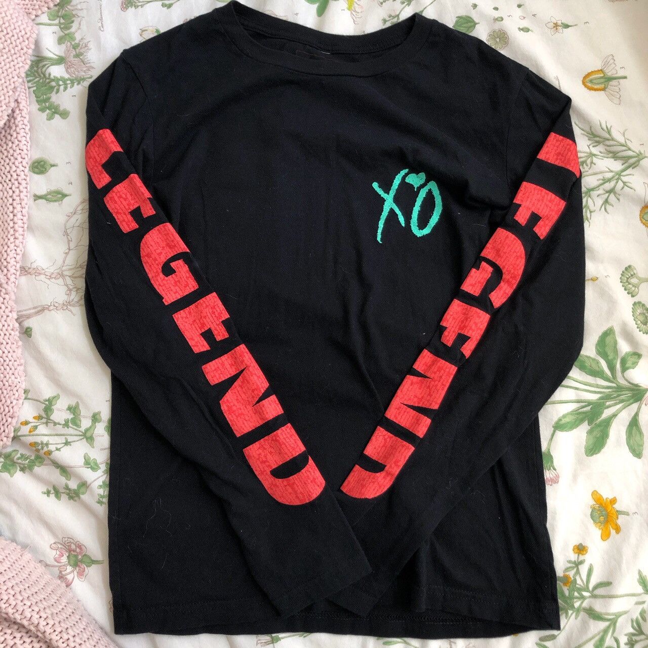 The Weeknd outlet XO OG long sleeve shirt