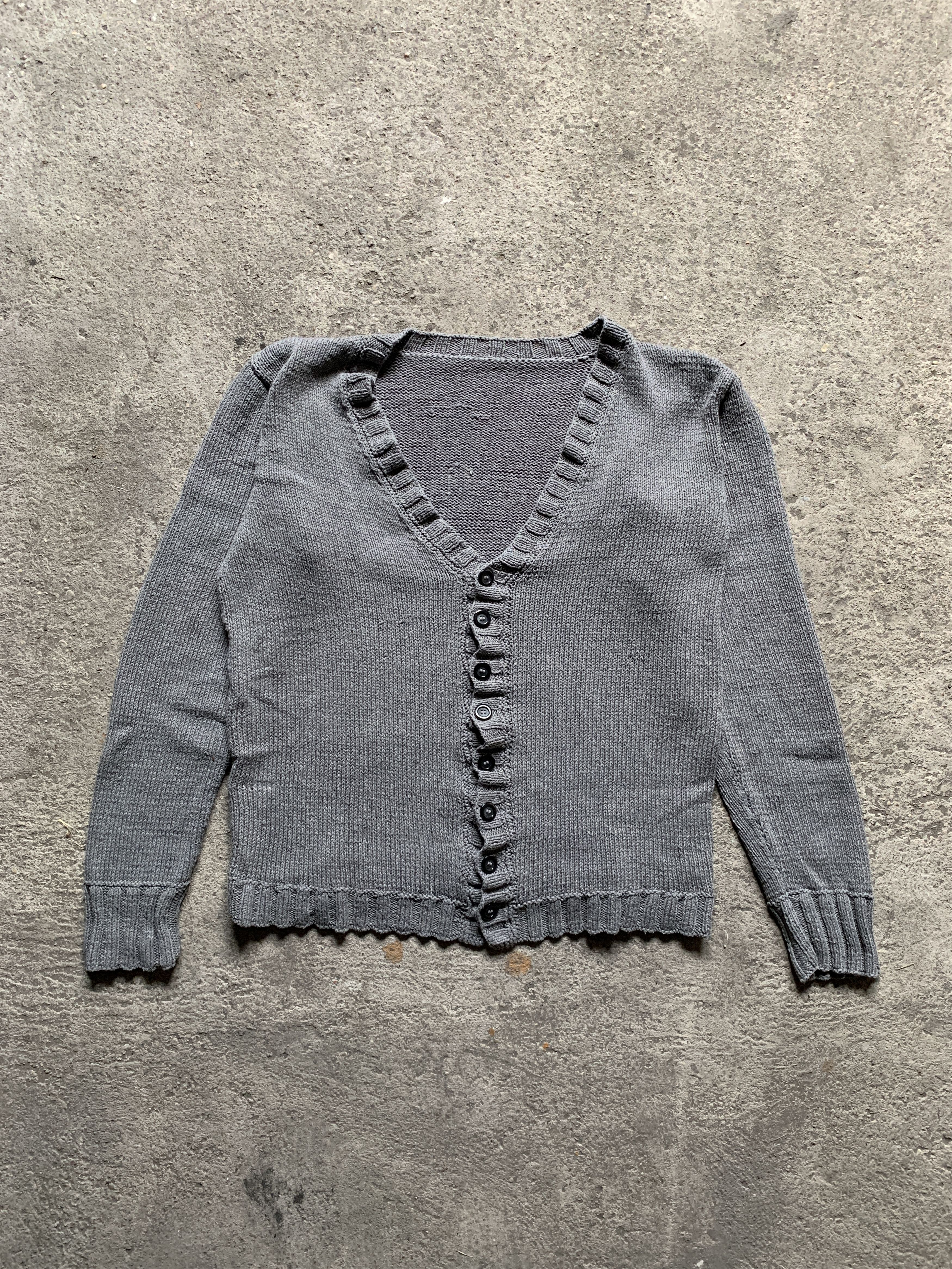 Vintage Vintage Grey Cardigan Size US M / EU 48-50 / 2 - 1 Thumbnail