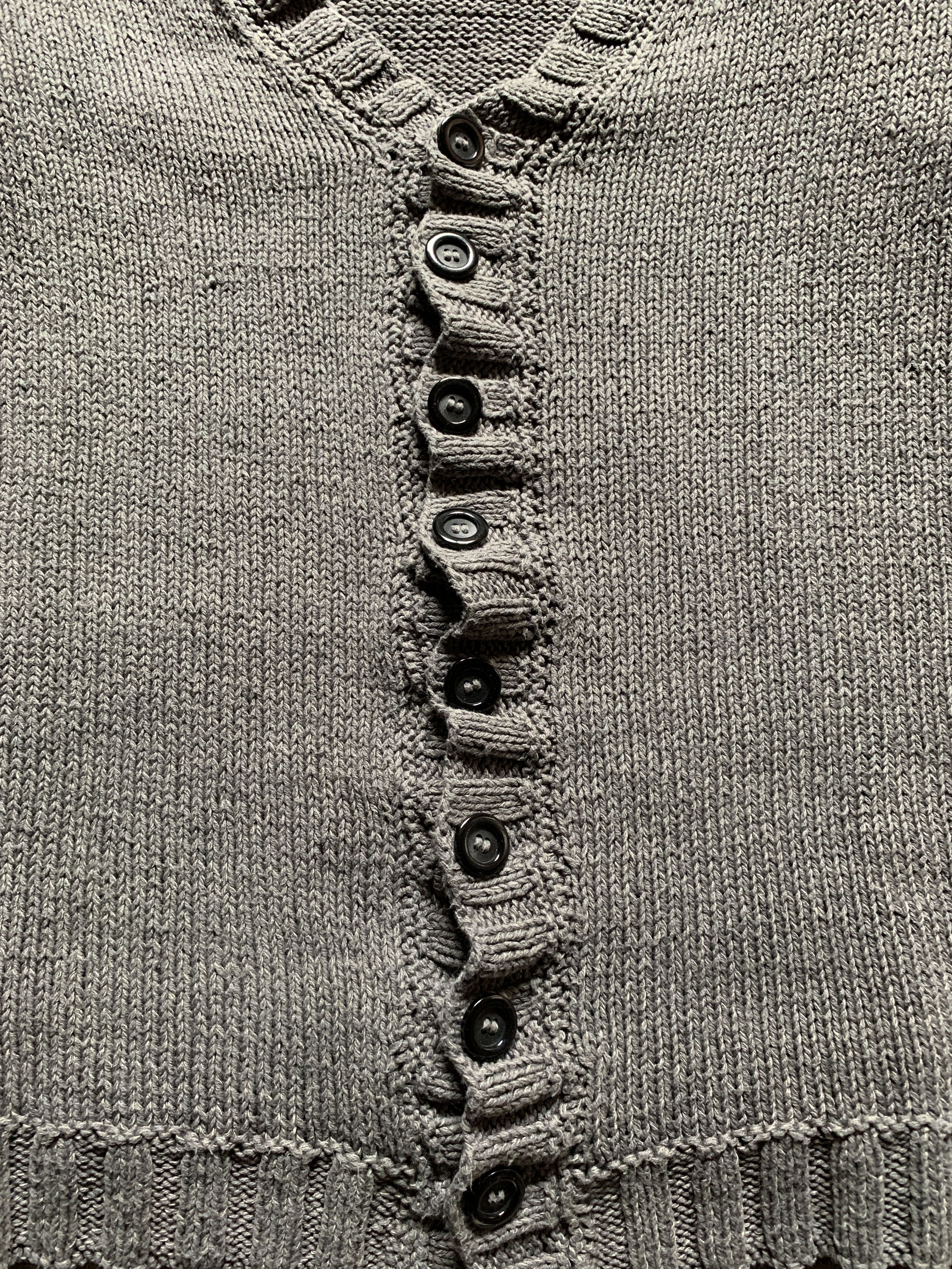 Vintage Vintage Grey Cardigan Size US M / EU 48-50 / 2 - 3 Thumbnail