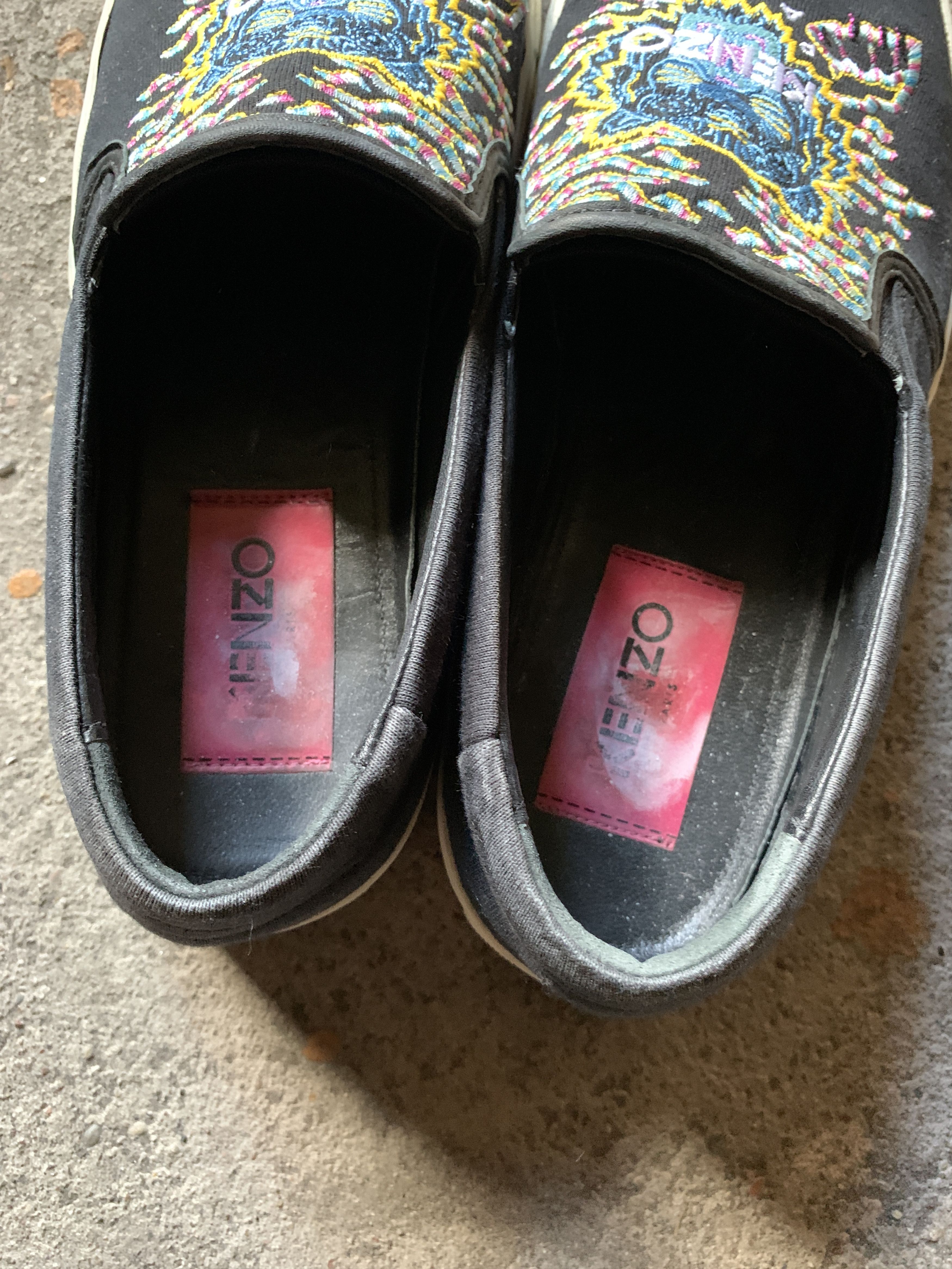 Kenzo Kenzo Slip On Embroidered Sneakers Size US 7 / EU 40 - 5 Thumbnail