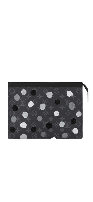 LV x YK Pochette Voyage Monogram Eclipse - Men - Travel