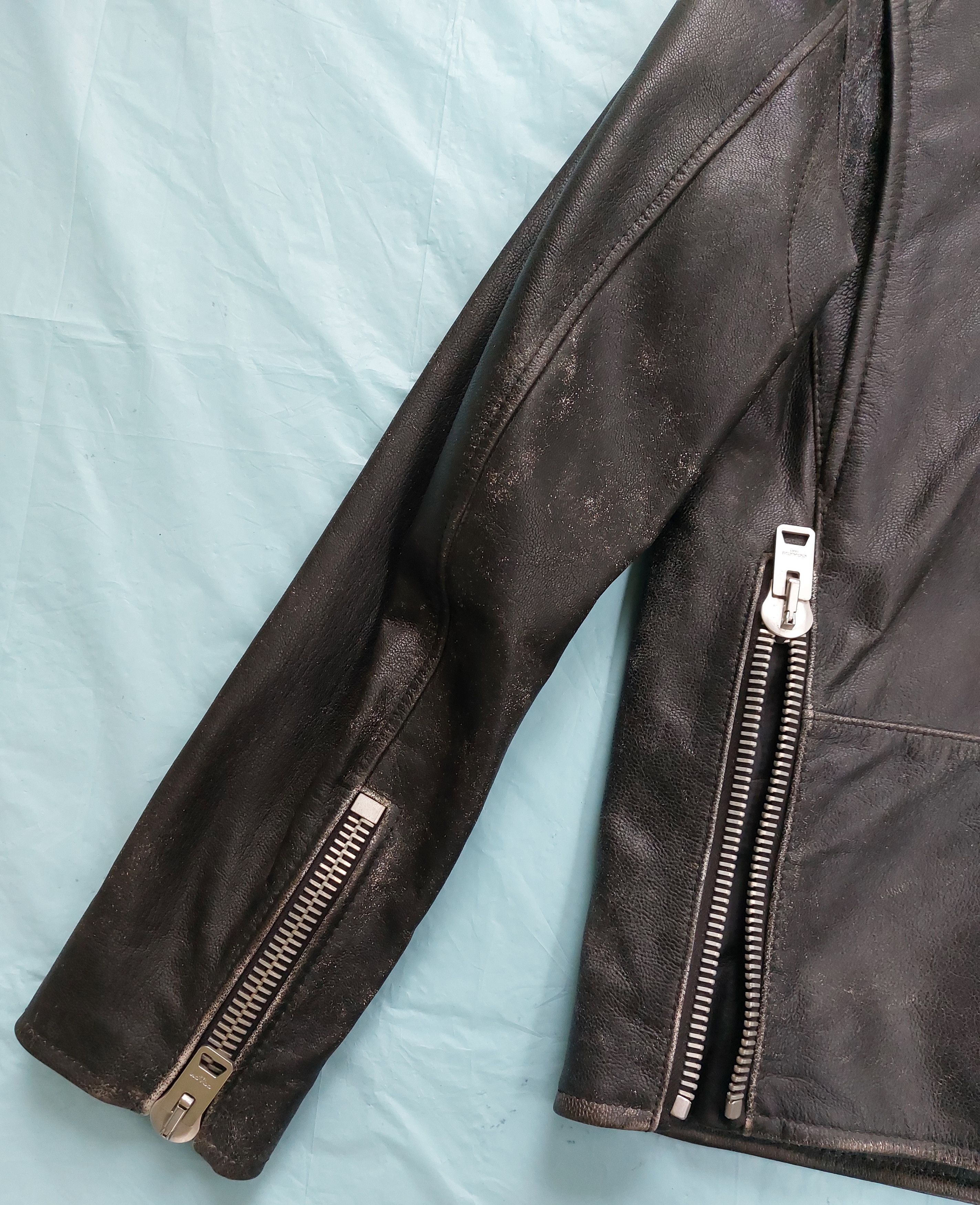 Coach COACH leather rub off rider jacket Size US M / EU 48-50 / 2 - 16 Thumbnail
