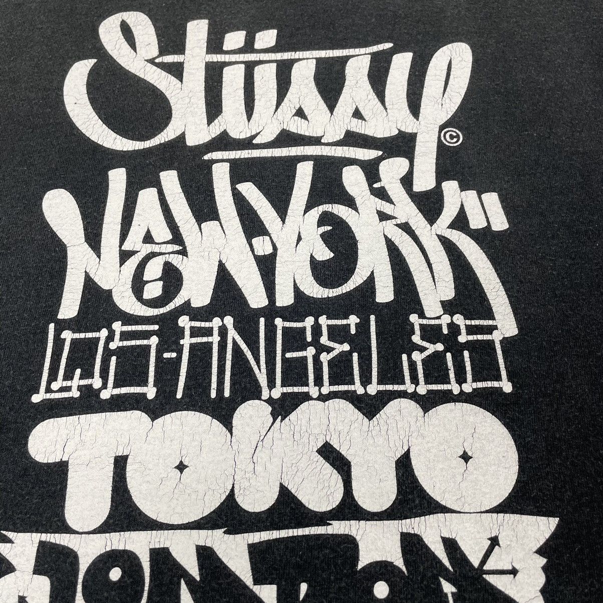 Stussy vintage stussy world tour tee shirt Size US XL / EU 56 / 4 - 11 Thumbnail