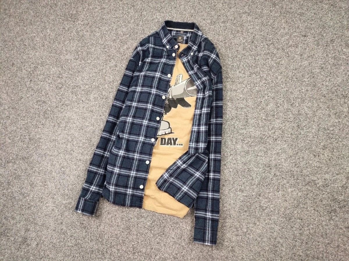 Flannel Vintage Flannel Shirt Travis Scott Style Size US XL / EU 56 / 4 - 7 Thumbnail
