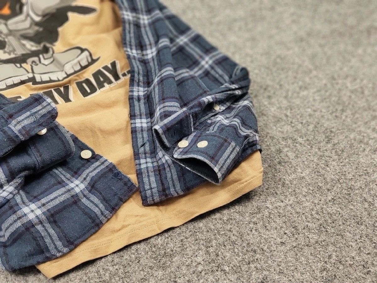 Flannel Vintage Flannel Shirt Travis Scott Style Size US XL / EU 56 / 4 - 10 Thumbnail