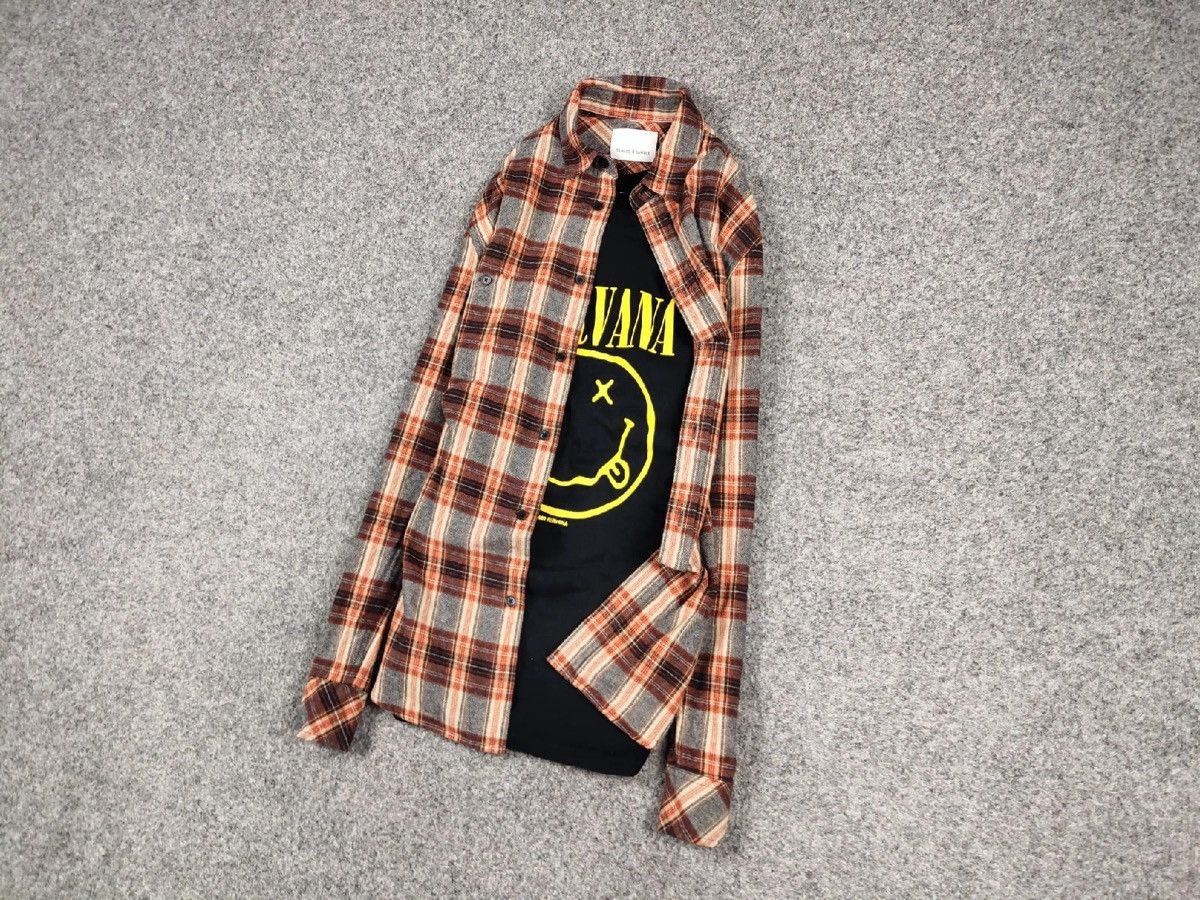 Flannel Vintage Samsoe Samsoe Flannel Shirt Travis Scott Style Size US M / EU 48-50 / 2 - 7 Thumbnail