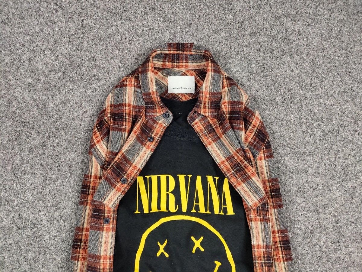 Flannel Vintage Samsoe Samsoe Flannel Shirt Travis Scott Style Size US M / EU 48-50 / 2 - 4 Thumbnail