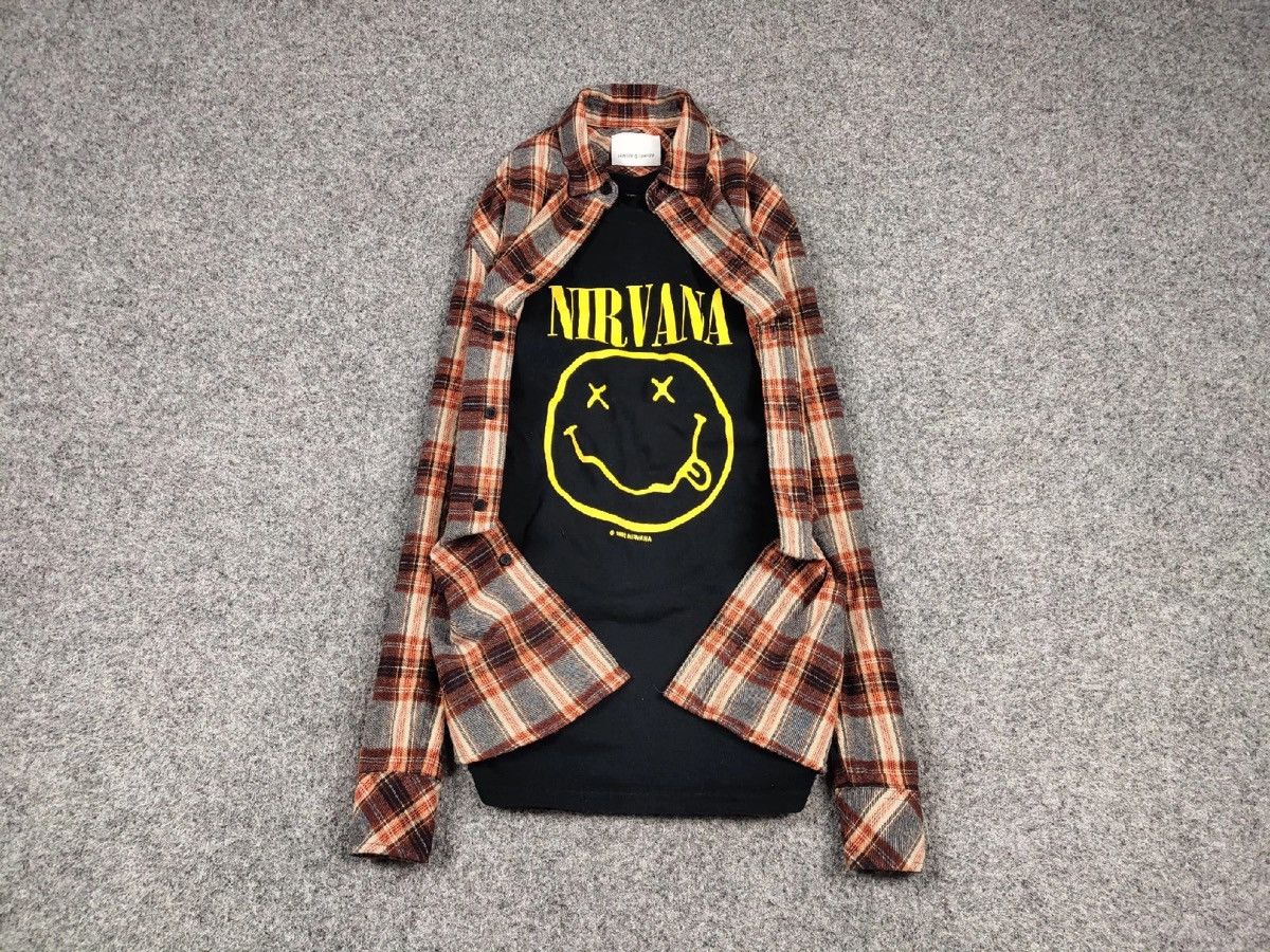 Flannel Vintage Samsoe Samsoe Flannel Shirt Travis Scott Style Size US M / EU 48-50 / 2 - 2 Thumbnail