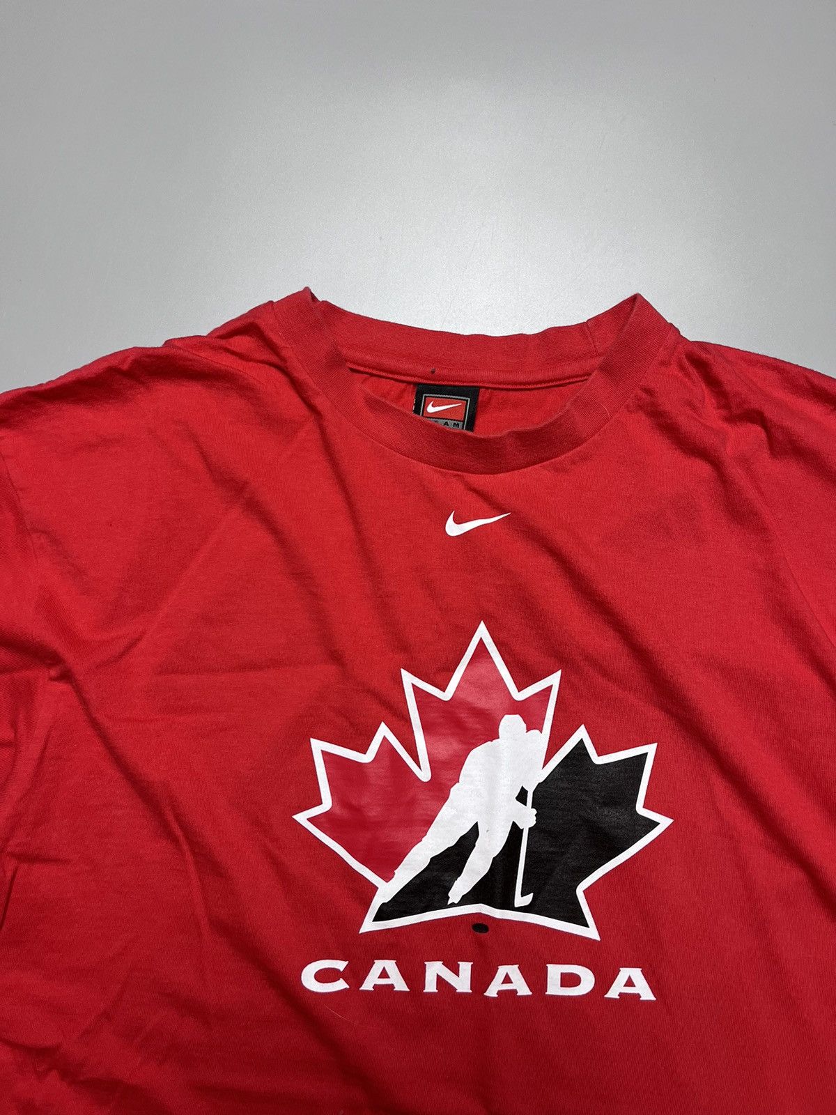 Nike Nike Center Swoosh Team Canada Red T-shirt L Size US L / EU 52-54 / 3 - 6 Thumbnail