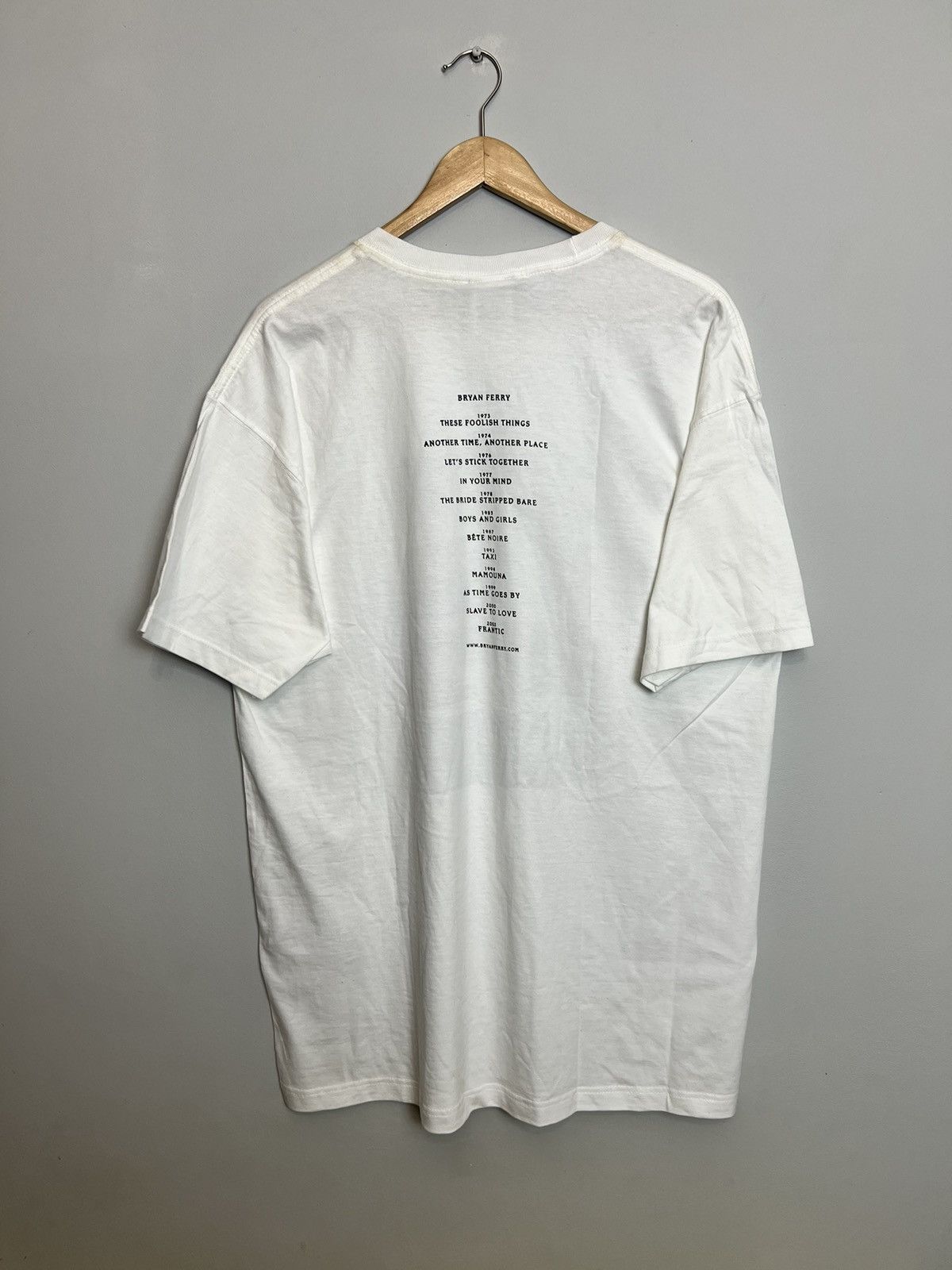 Band Tees Rare Vintage Bryan Ferry t shirt 00s Music Band Tshirt Size US L / EU 52-54 / 3 - 2 Thumbnail