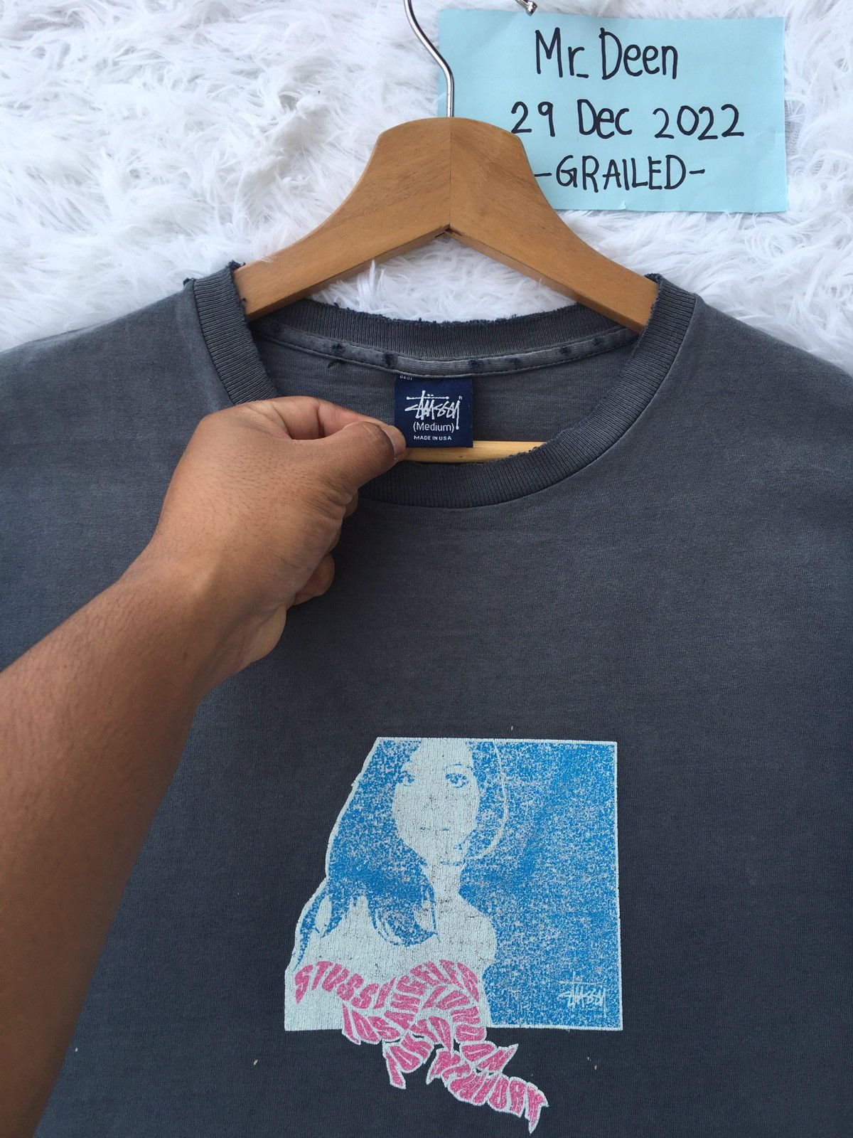 Stussy Distressed Vtg Stussy L.A, Tokyo, London, New York Tshirt Size US M / EU 48-50 / 2 - 7 Thumbnail