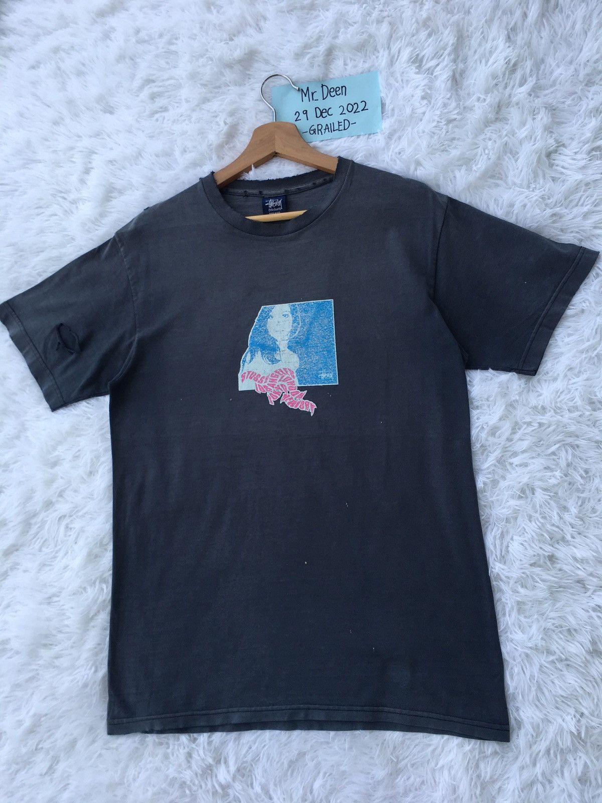 Stussy Distressed Vtg Stussy L.A, Tokyo, London, New York Tshirt Size US M / EU 48-50 / 2 - 4 Thumbnail