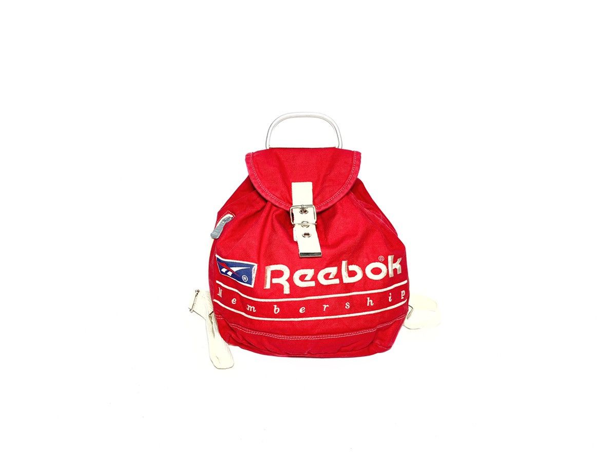 Reebok × Streetwear × Vintage vintage REEBOK Membership backpack red ...